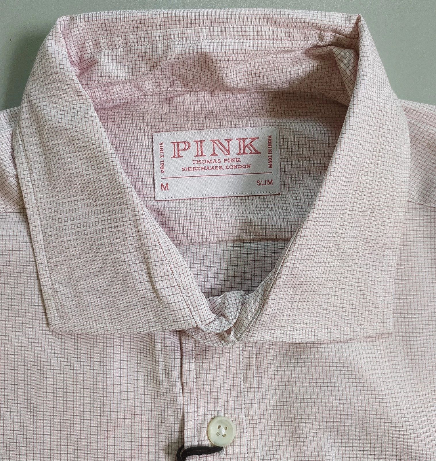 Thomas Pink Thomas Pink Slim Fit Formal Check Shirt T 0042 Size US M / EU 48-50 / 2 - 3 Thumbnail