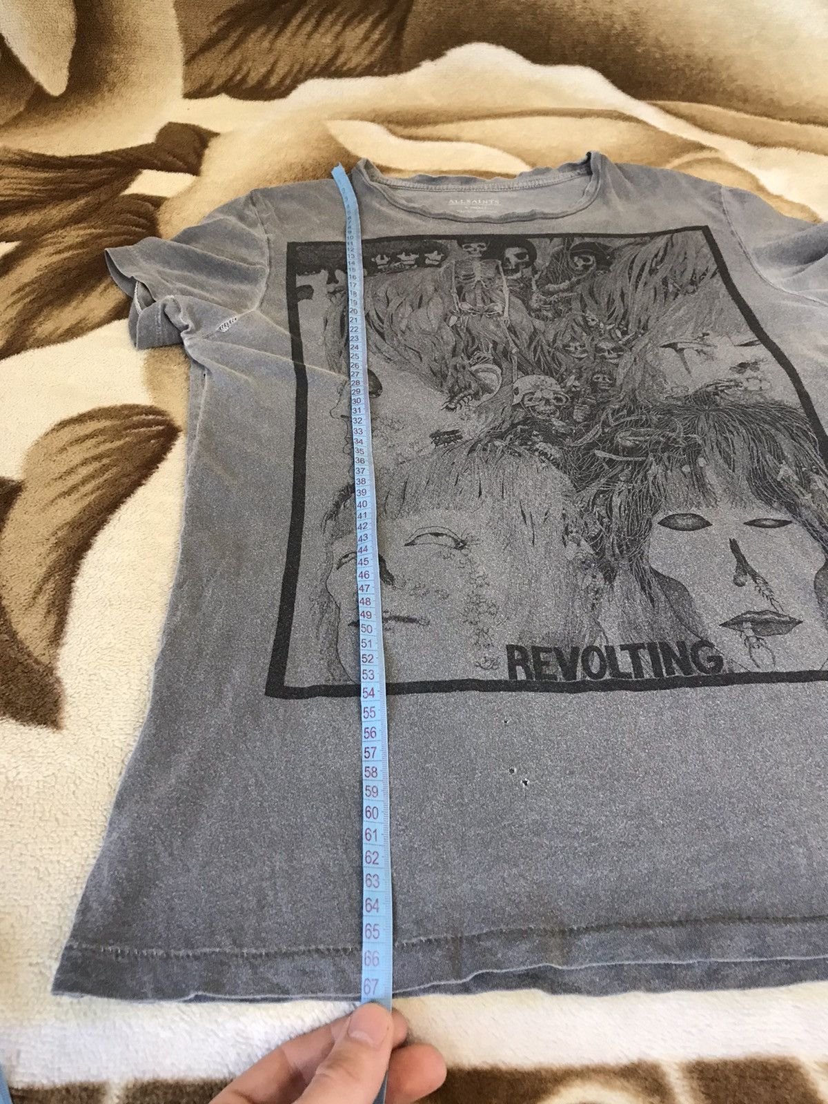 Ed Hardy 🔥 RARE Revolting Punk Allsaints T Shirt Gothic Skull Y2K Size US XS / EU 42 / 0 - 9 Thumbnail