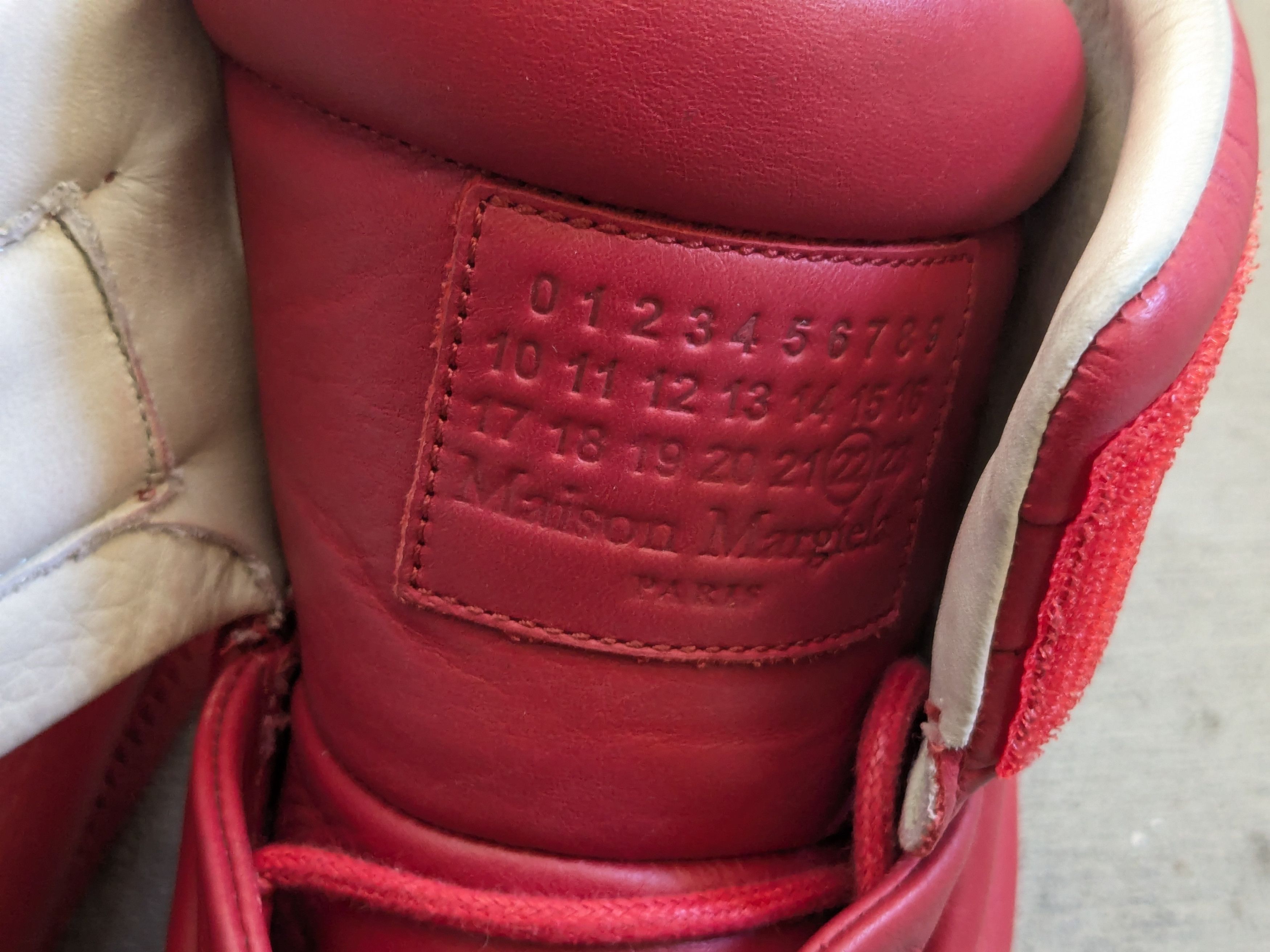 Maison Margiela Maison Margiela Future High Tops Red 9 42 High Leather Size US 9 / EU 42 - 5 Thumbnail