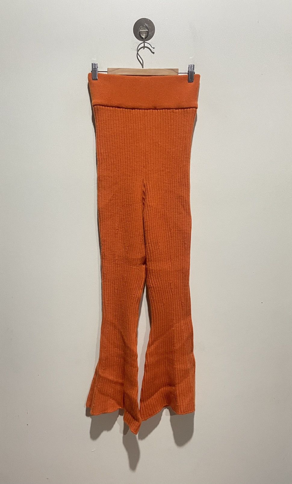 Japanese Brand 77circa cc19aw wool rib knit pants Size 26" / US 2 / IT 38 - 2 Thumbnail