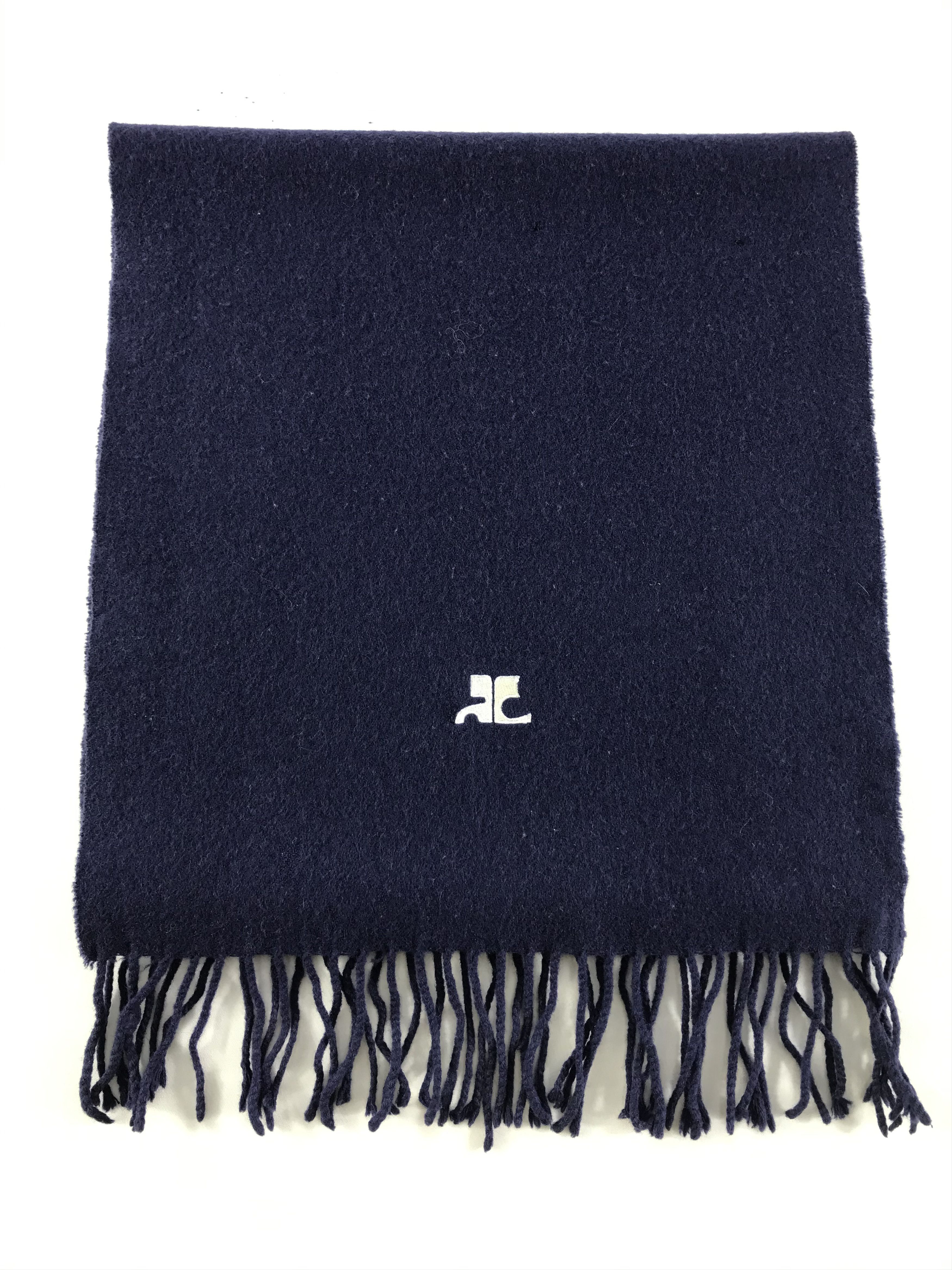 Courreges × Vintage Courreges Homme Scarf / Muffler / Neckwear - WW2262 Size ONE SIZE - 2 Thumbnail