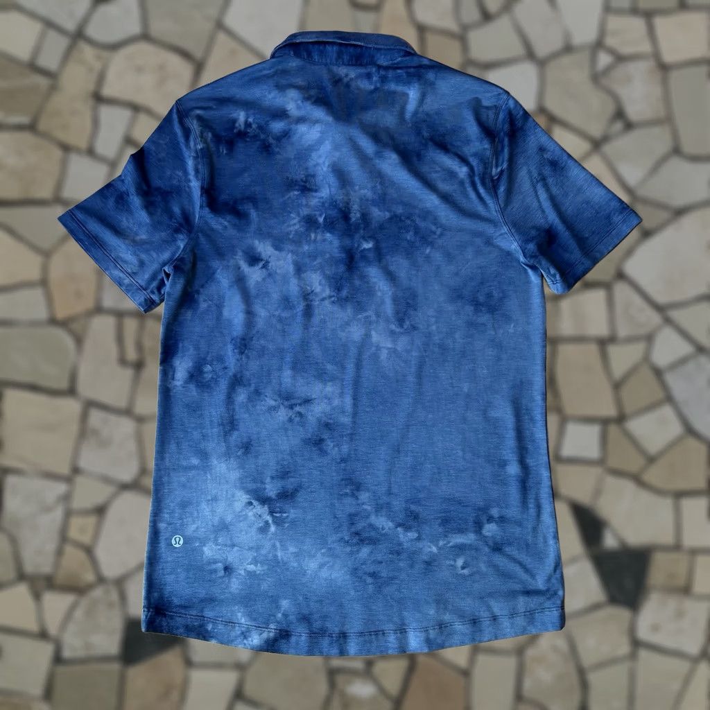 Lululemon Lululemon Evolution Polo Performance Shirt - Short Sleeve Mens S Blue Size US S / EU 44-46 / 1 - 1 Thumbnail