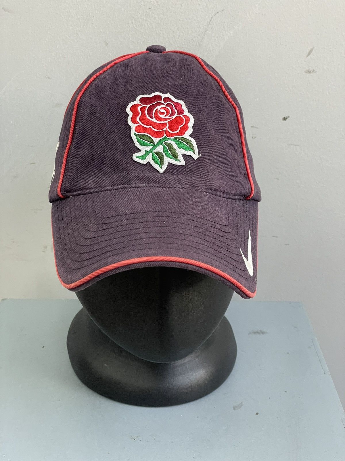 Other Vintage England rugby nike swoosh cap hat rare y2k Size ONE SIZE - 2 Thumbnail