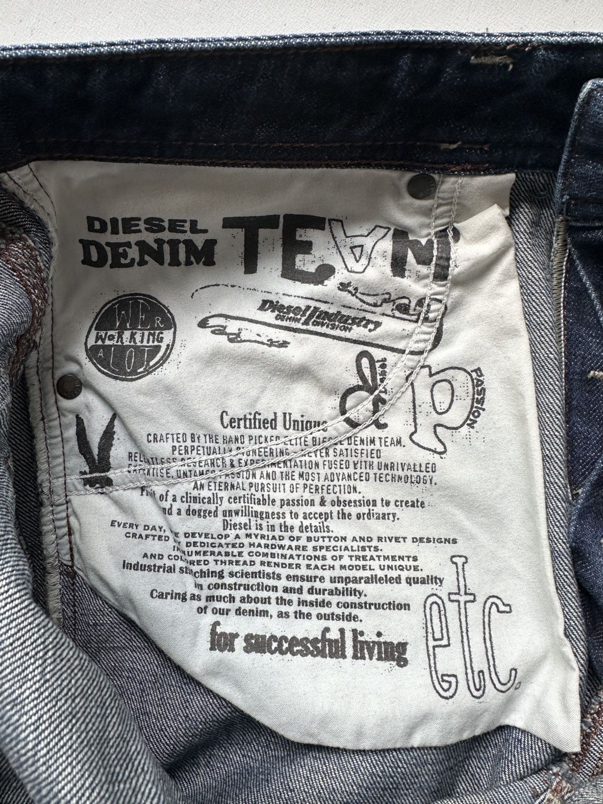 Diesel Diesel Darron Denim Jeans Avant Garde Size US 29 - 10 Thumbnail
