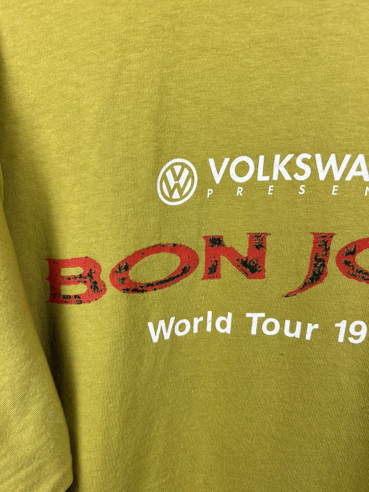 Band Tees Bon Jovi vintage 90s World Tour 1996 band t shirt Size US XL / EU 56 / 4 - 12 Thumbnail
