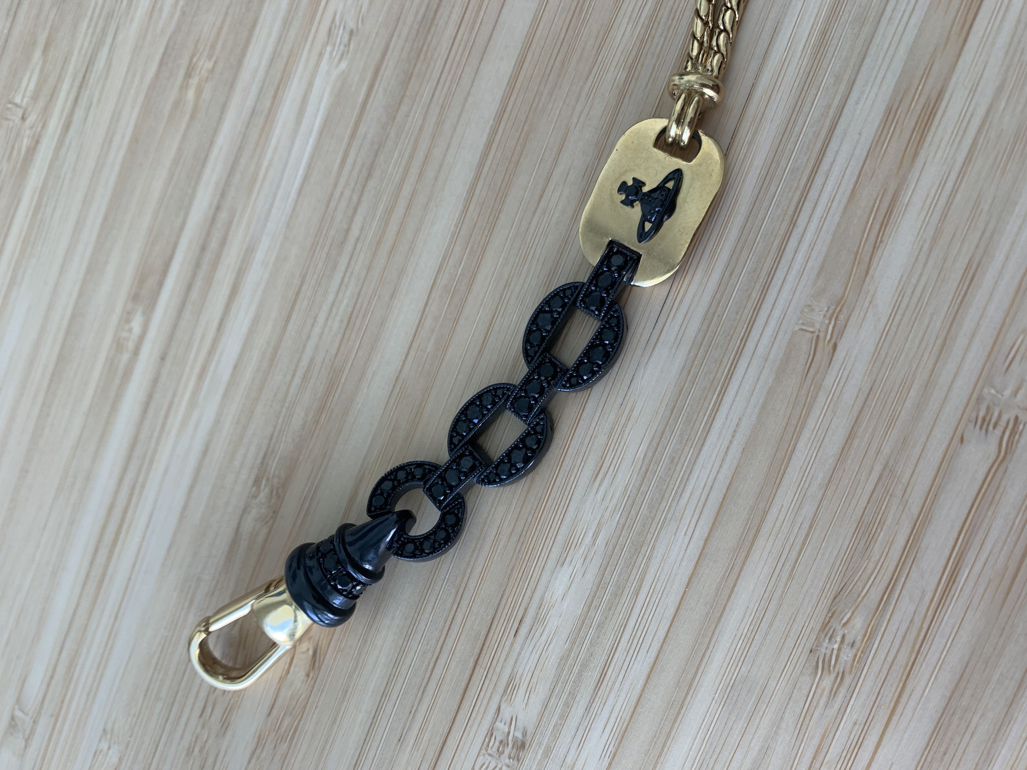 Vivienne Westwood Multi Detailed Chain / Link / Orb Crystal Choker Necklace Size ONE SIZE - 7 Thumbnail