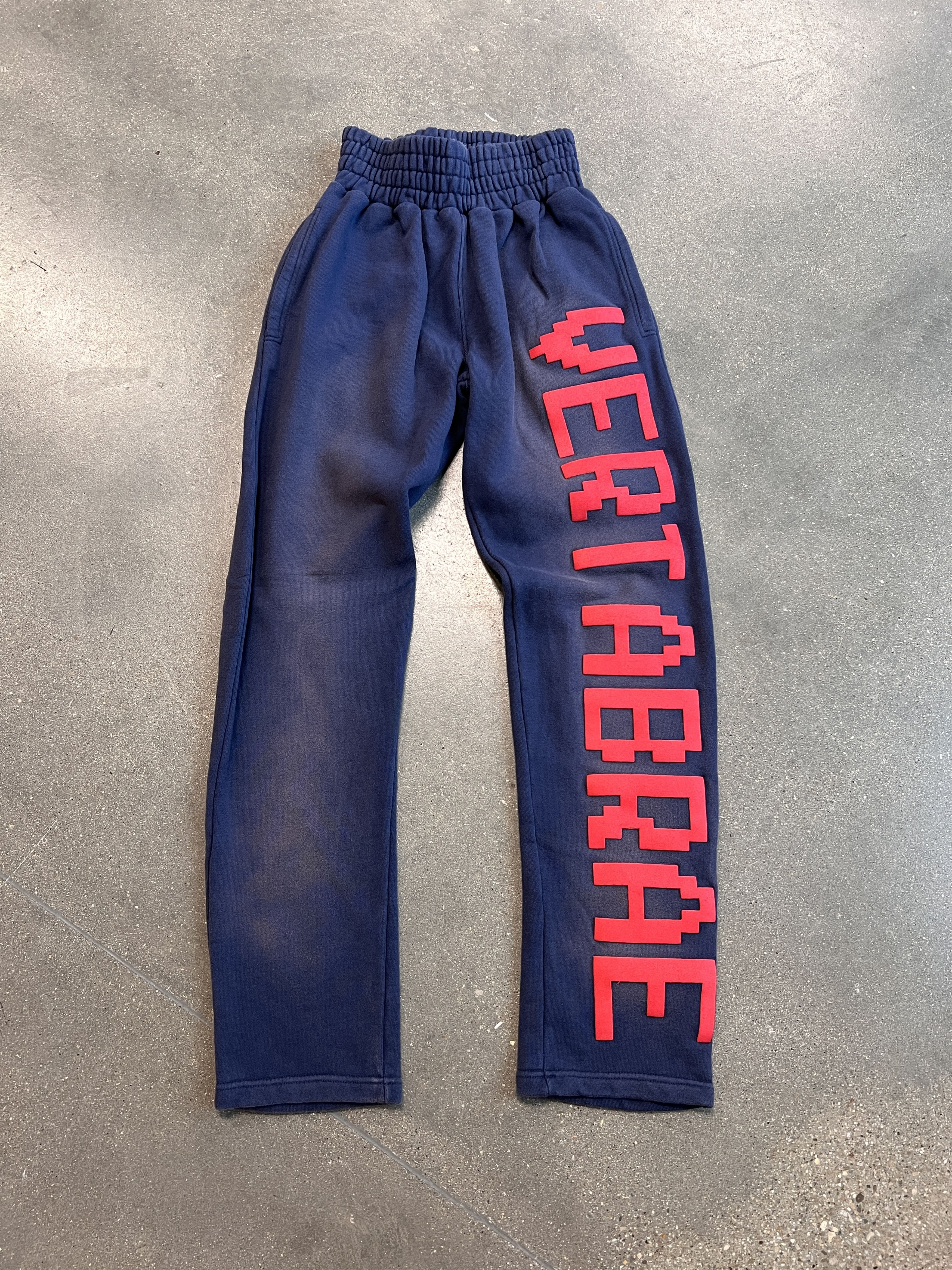 image of Vertabrae Sweatpants Navy Red Size Xl, Men's