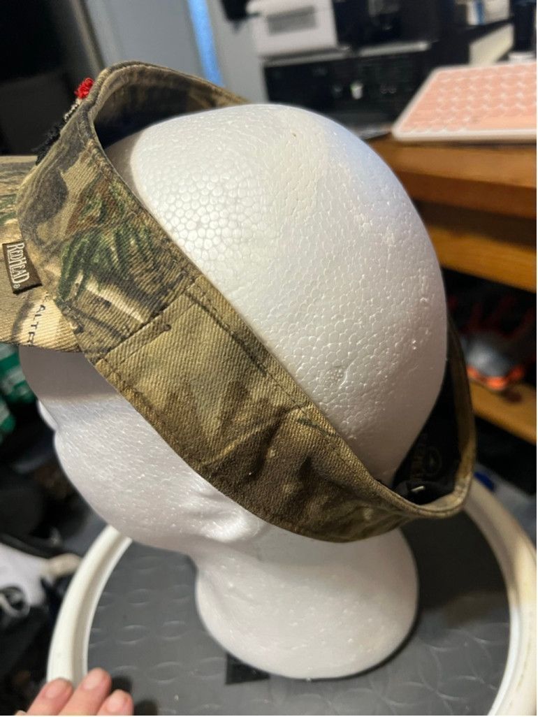 Redhead Men's RedHead Camo Woodpecker Visor One Size Red Accent Size ONE SIZE - 2 Thumbnail