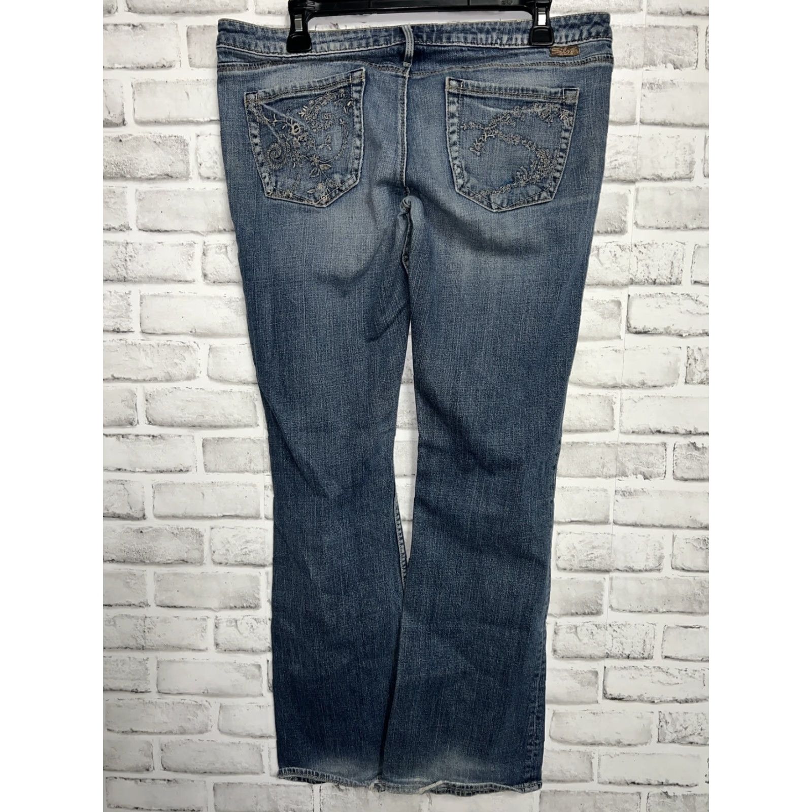 Silver Jeans Co. VINTAGE Silver Jeans Kyle Straight Jeans Womens 30x31 Blue Womens Jeans Kyle Straight 30x31 Size 30" / US 8 / IT 44 - 4 Thumbnail