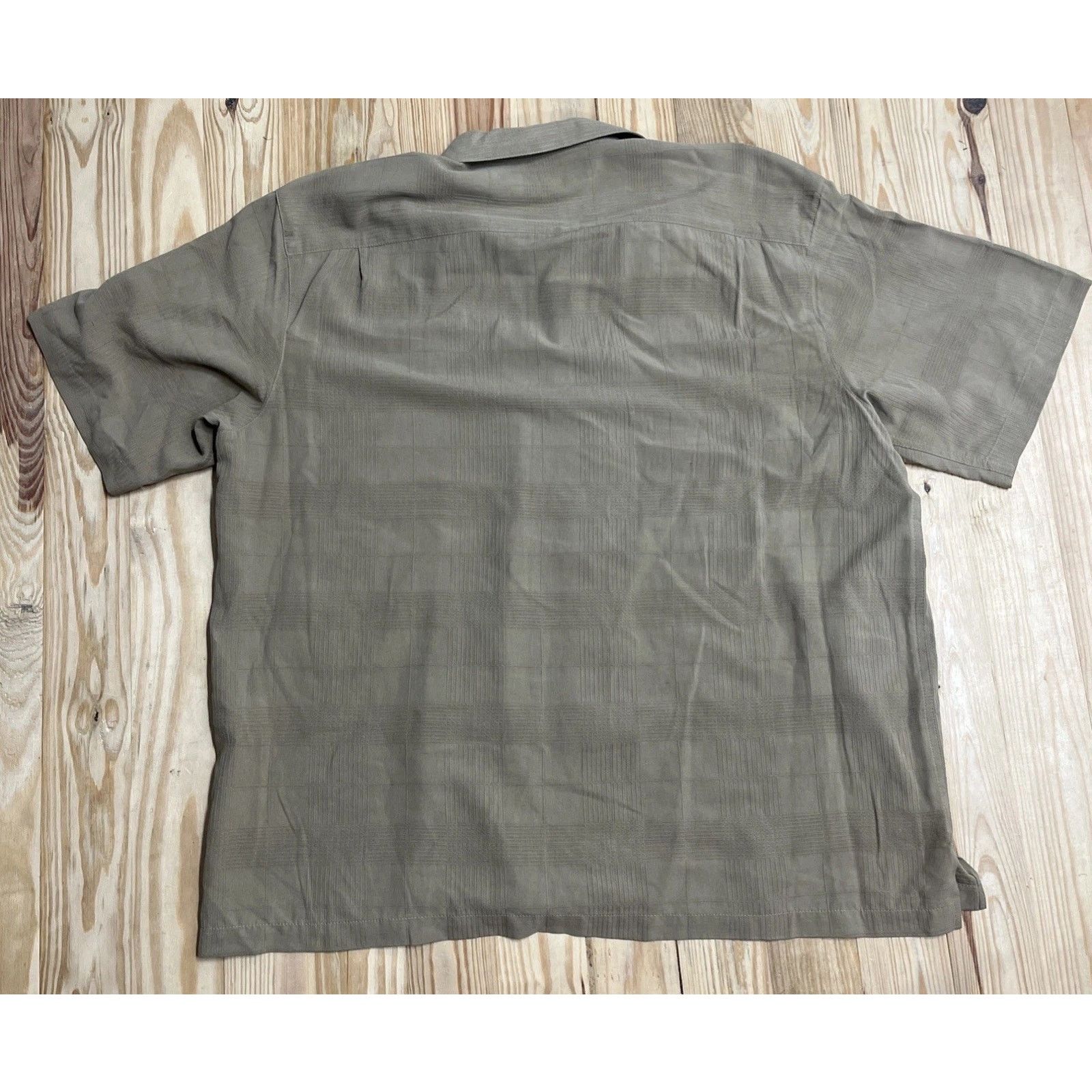 Caribbean Caribbean Men's Green Palm Tree Collared Shirt Size XL Size US XL / EU 56 / 4 - 2 Thumbnail