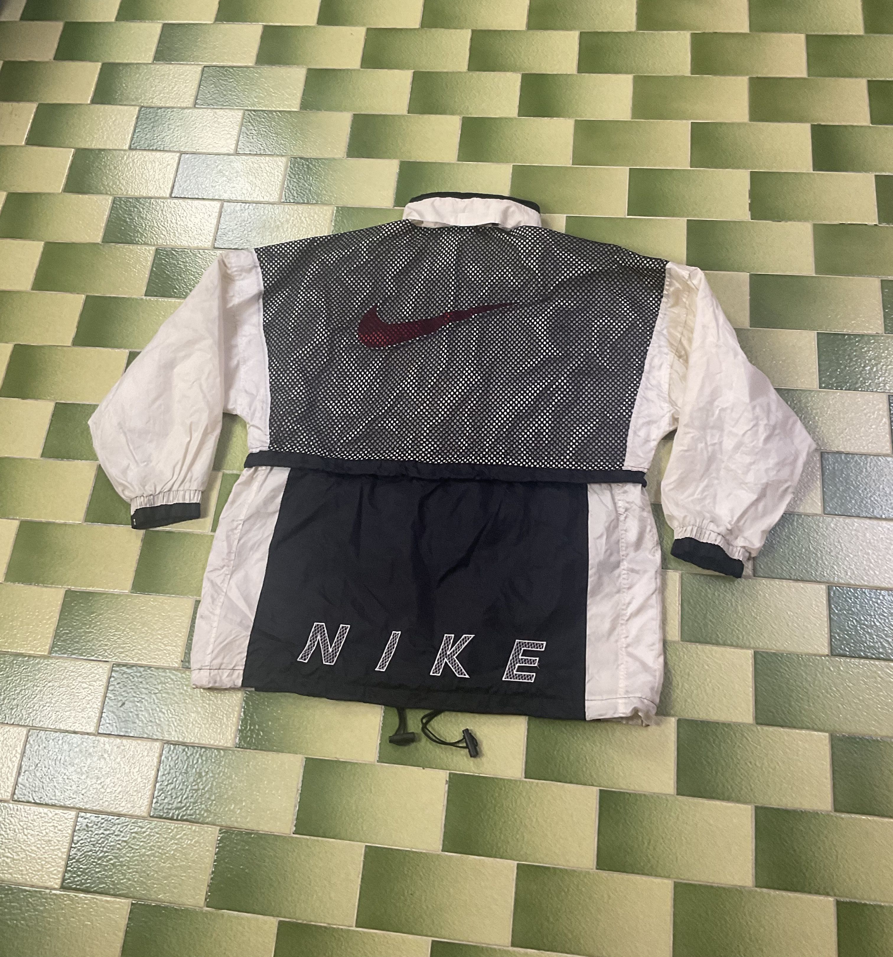 Nike Vintage 90s Nike Windbreaker Jacket with Packable Hood Size US XL / EU 56 / 4 - 2 Thumbnail