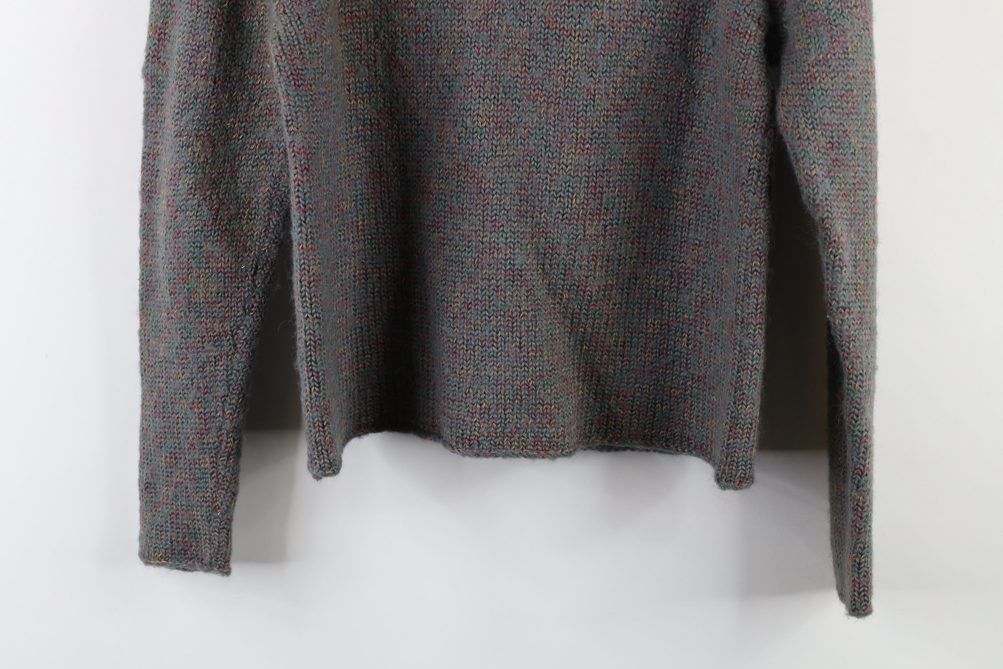 Vintage Vintage 90s Streetwear Marled Knit Rainbow Fleck Sweater Size L / US 10 / IT 46 - 7 Thumbnail