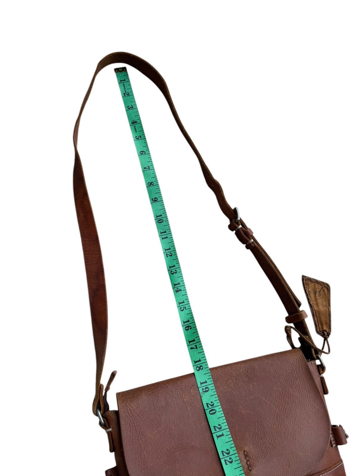 Genuine Leather 🔥 1203 Mano Fece Leather Sling Bag Size ONE SIZE - 16 Thumbnail