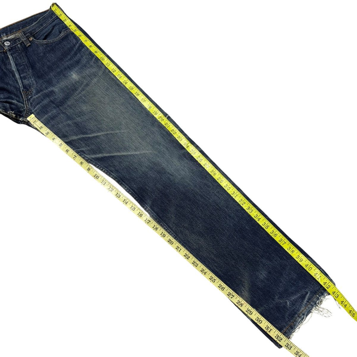 Levi's Vintage Levis 501 Thrashed Jeans Size US 28 / EU 44 - 22 Thumbnail