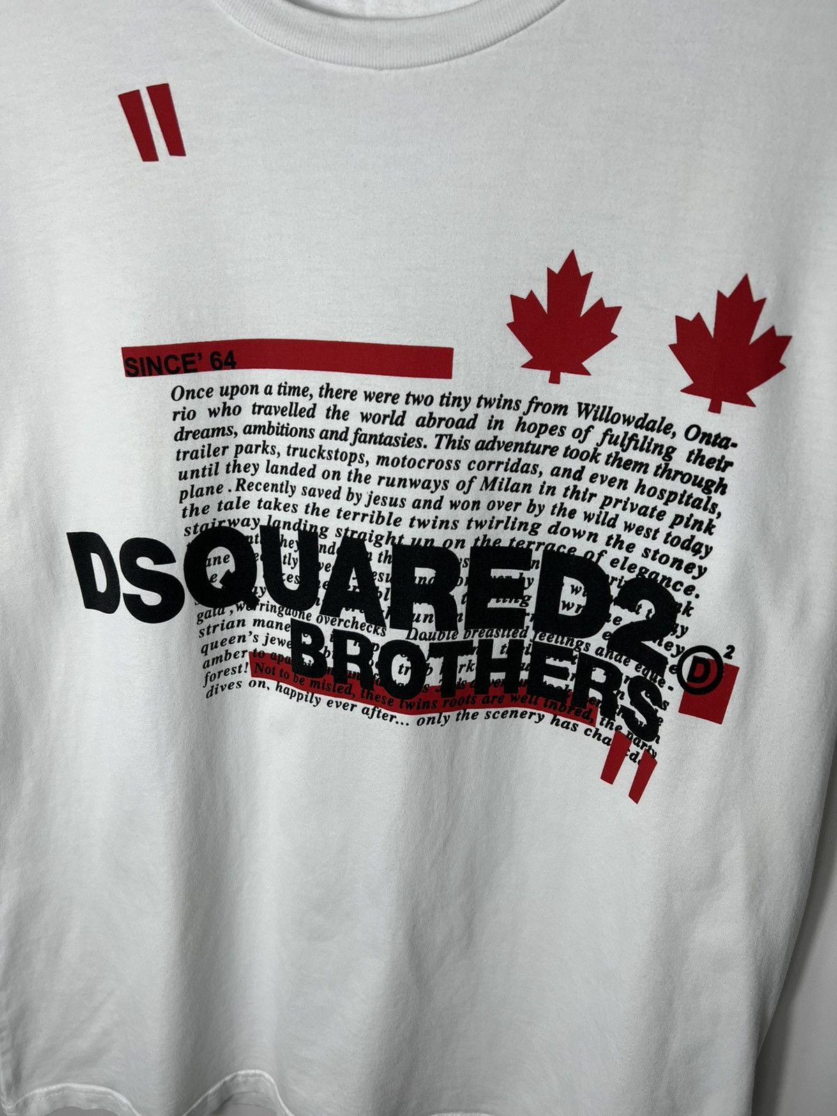 Dsquared2 Vintage streetwear luxury designer Dsquared2 T-shirt Size US L / EU 52-54 / 3 - 2 Thumbnail