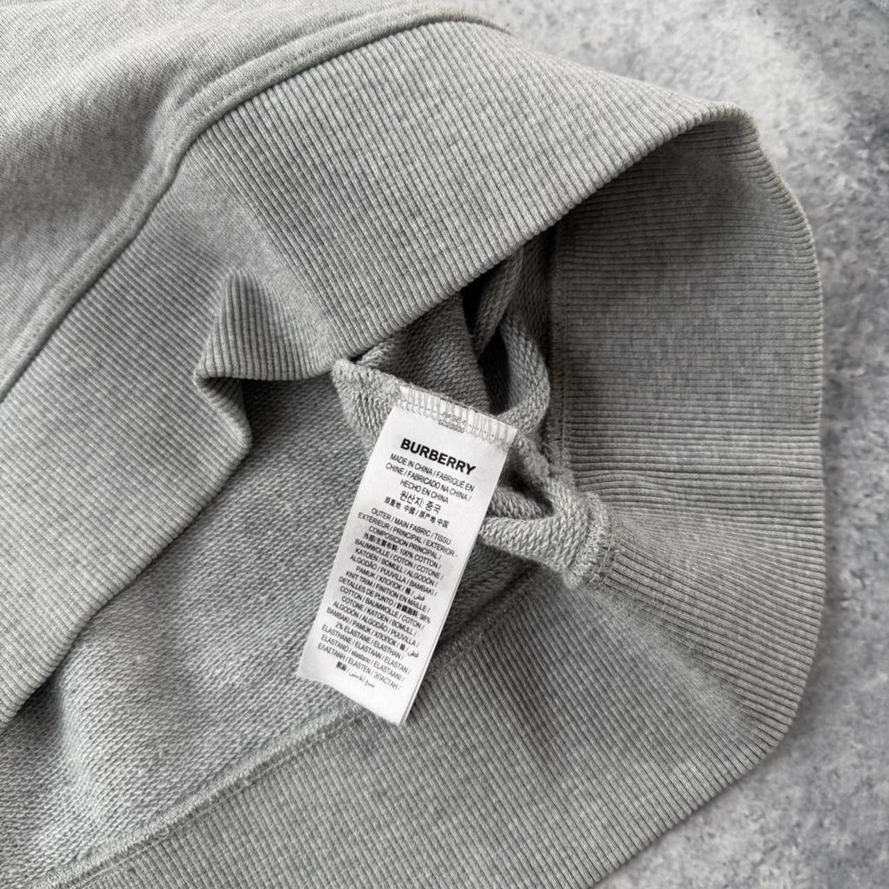 Burberry Burberry grey hunter hoodie Size US L / EU 52-54 / 3 - 3 Thumbnail