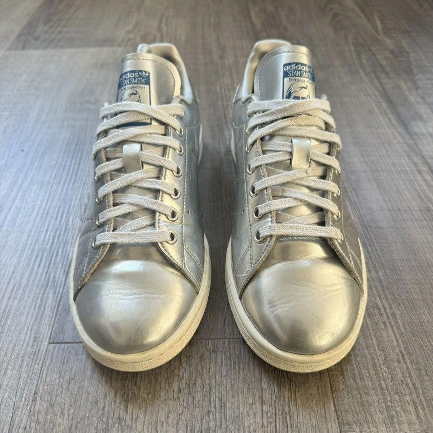 Adidas ADIDAS • Stan Smith "2019 Silver Metallic" (7.5M) Size US 7.5 / EU 40-41 - 4 Thumbnail