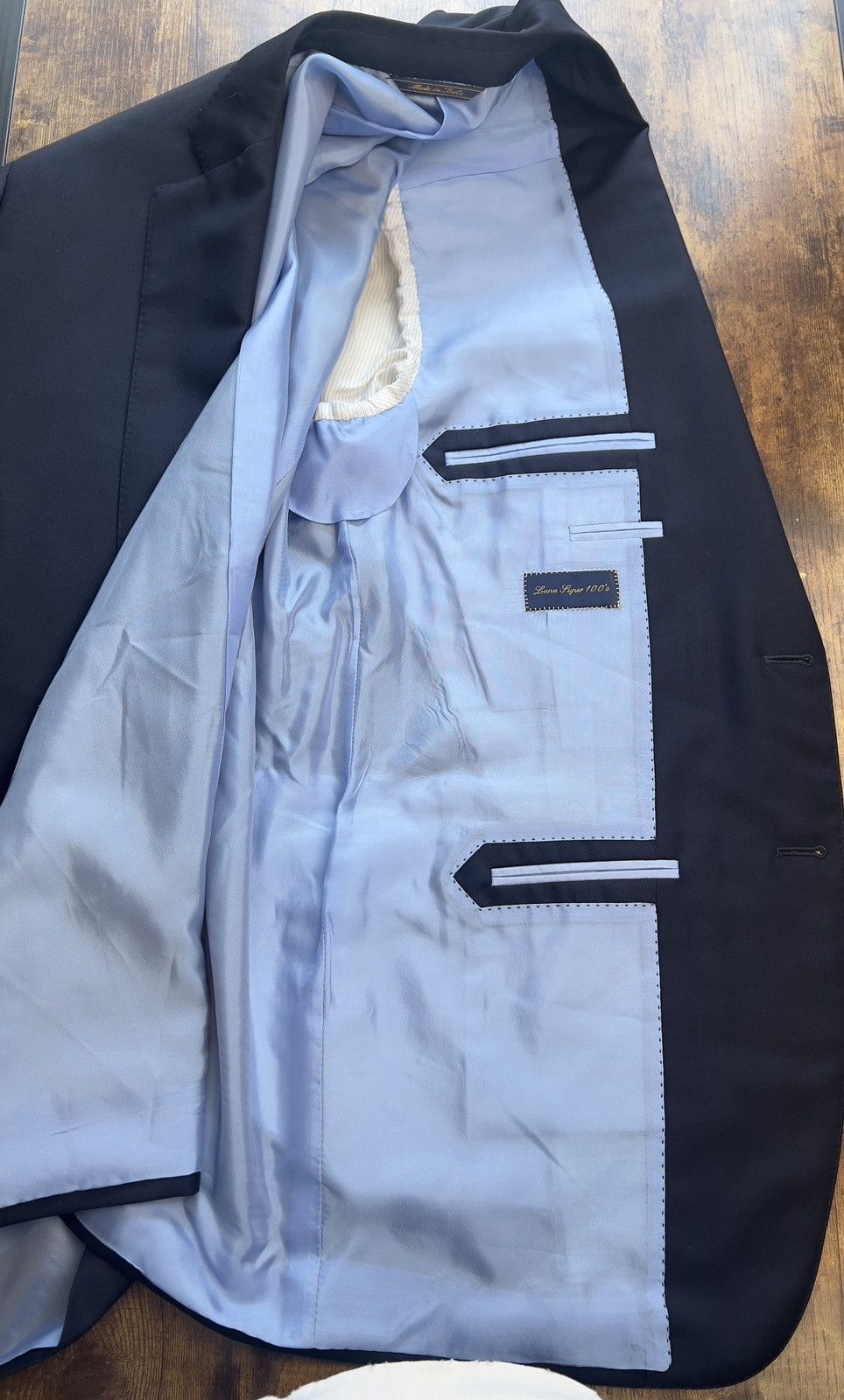 Trussini Trussini Linea Classico “JAMES”Two-Piece Suit. made in Italy Size 46R - 6 Thumbnail