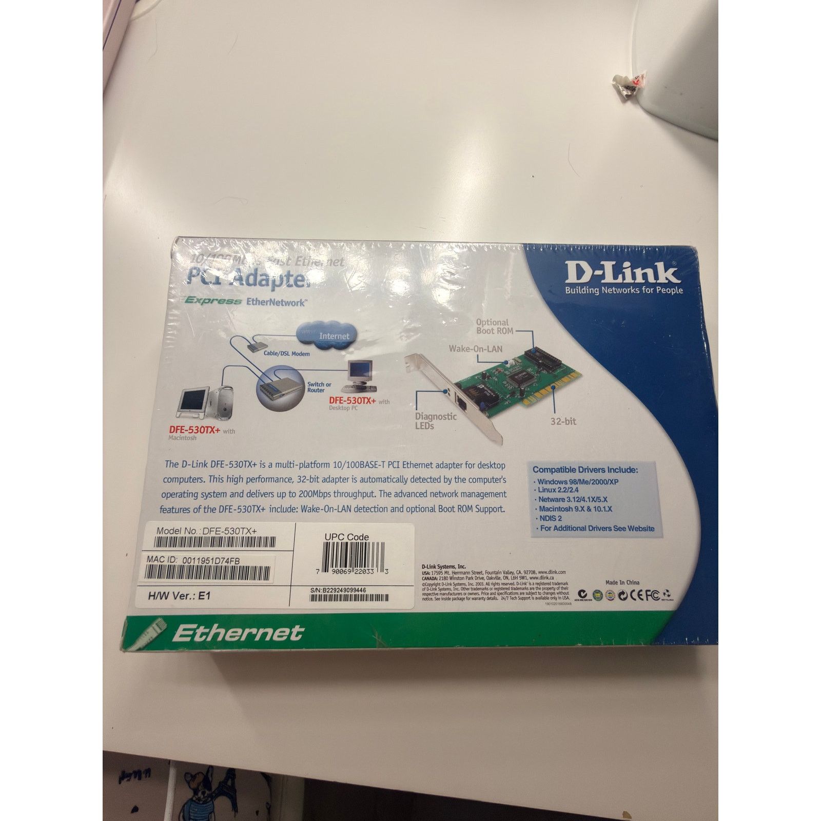 & Other Stories D-Link DFE-530TX+ PCI Fast Ethernet Network Adapter Size ONE SIZE - 2 Thumbnail