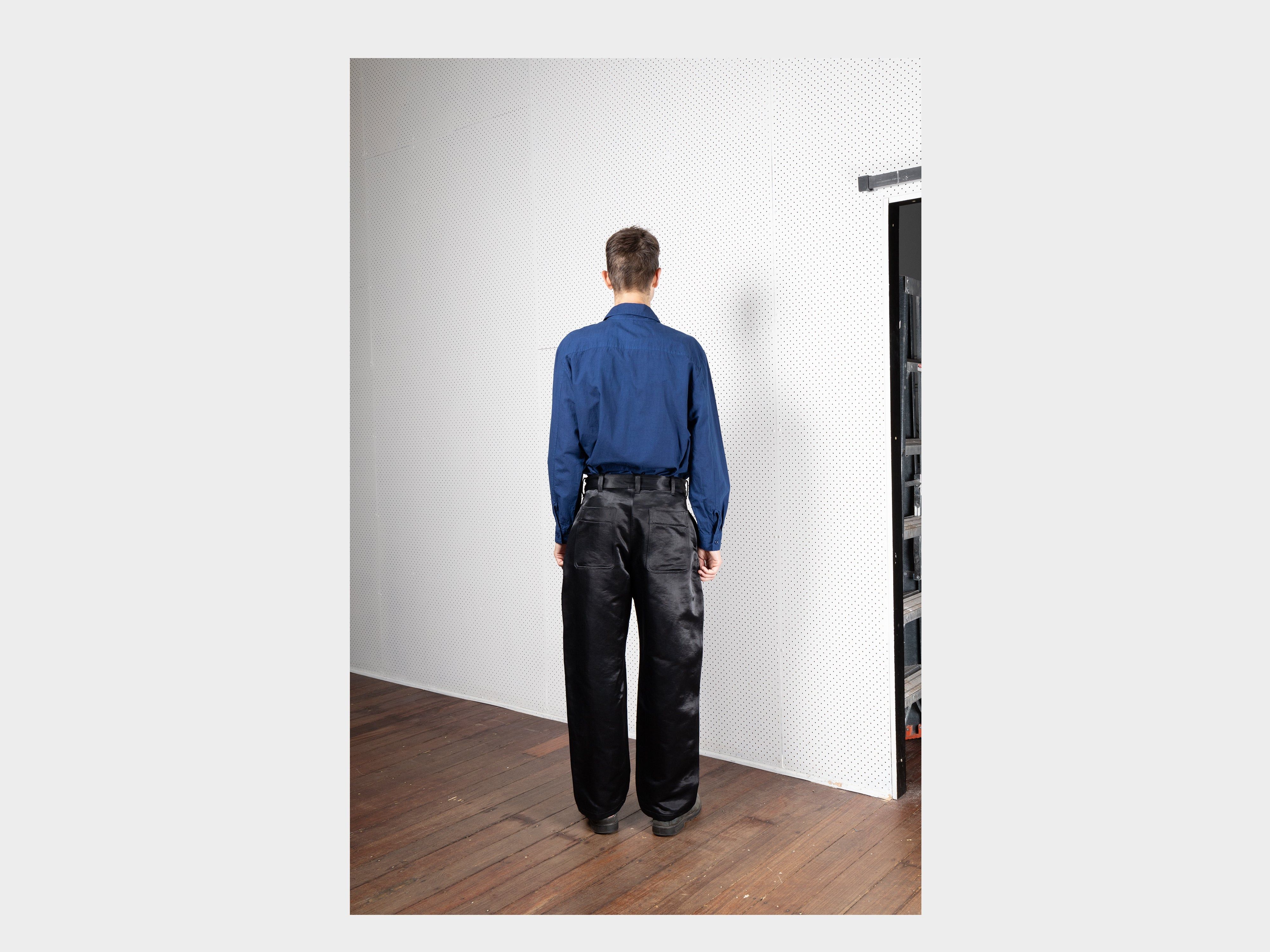 MAN-TLE R17J6 "Jebok Pants" Black Double Face Size US 34 / EU 50 - 7 Thumbnail