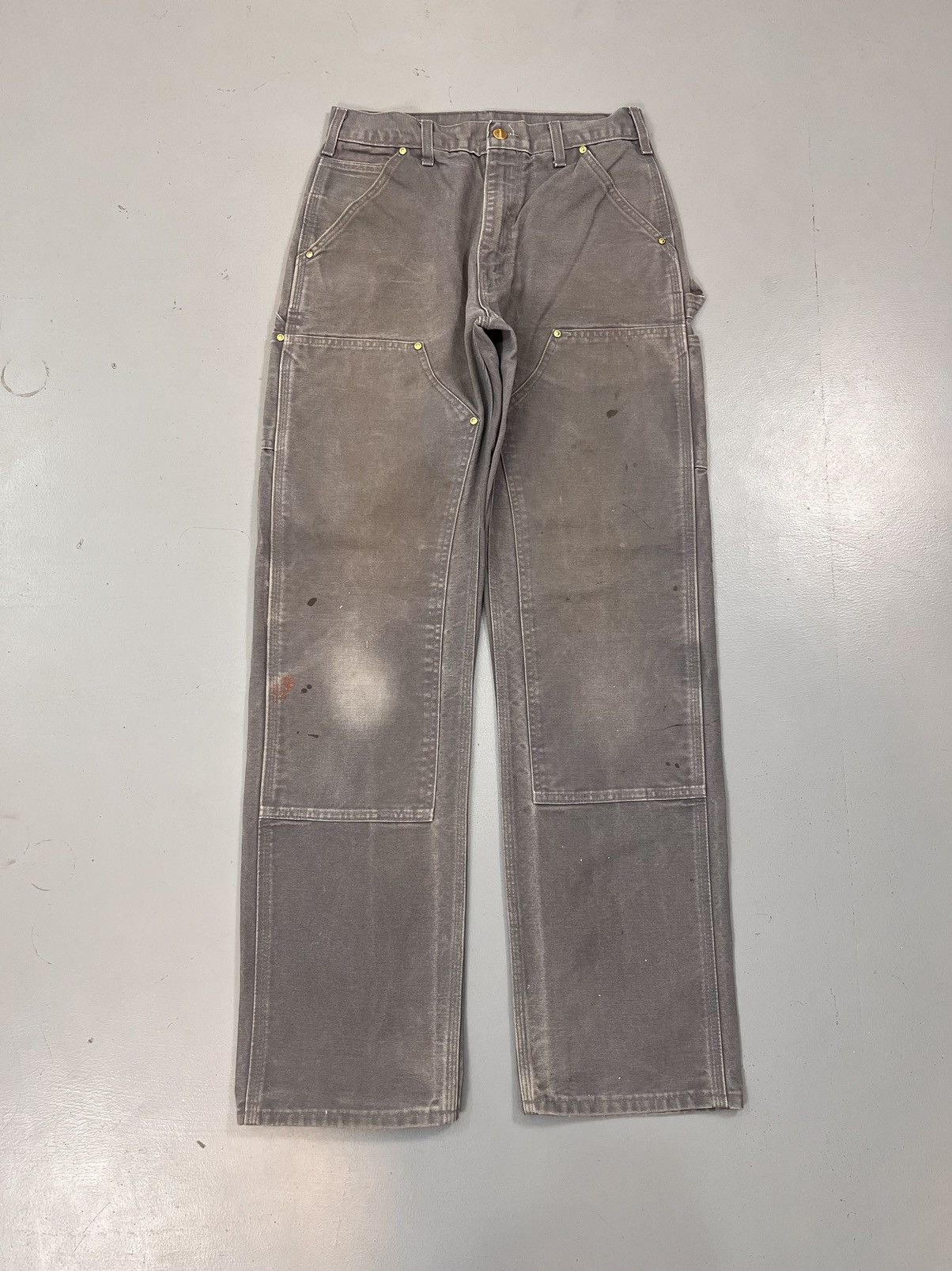 Image of Carhartt B01 Gvl Double Knee Denim in Desert, Men's (Size 30)