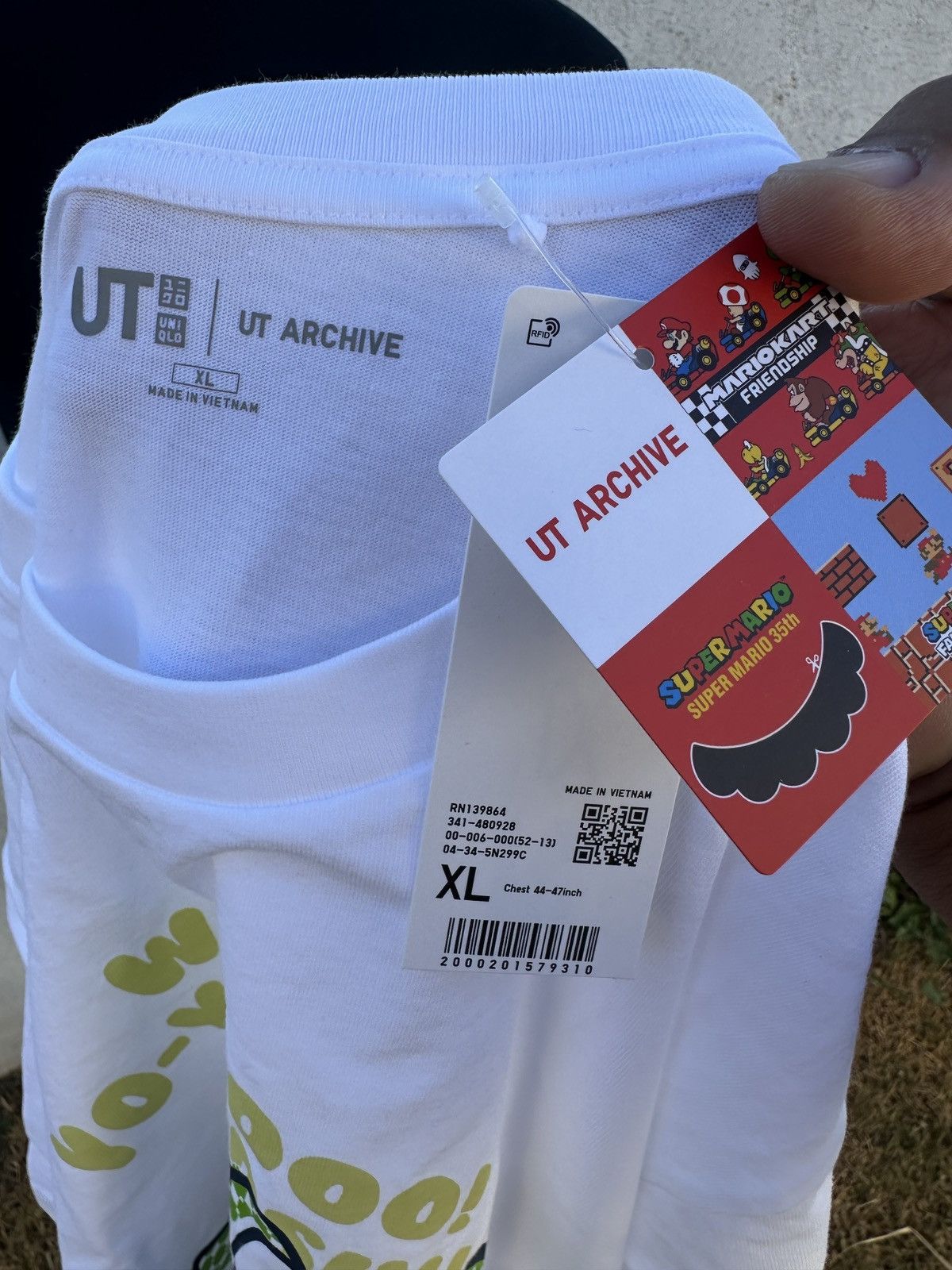 Uniqlo New Uniqlo UT Super Mario Yoshi 80s 90s T Shirt Men's XL Size US XL / EU 56 / 4 - 4 Thumbnail