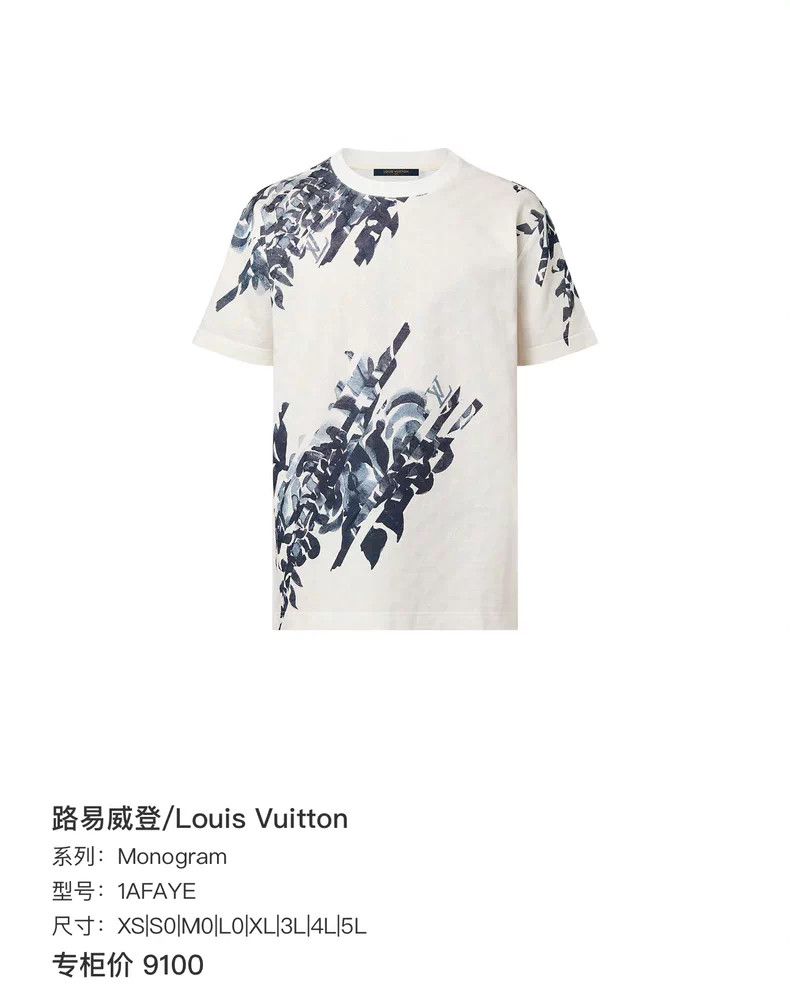 Louis Vuitton Louis Vuitton size 4l New Dark Lines Full Print Short Sleev Size US M / EU 48-50 / 2 - 6 Thumbnail