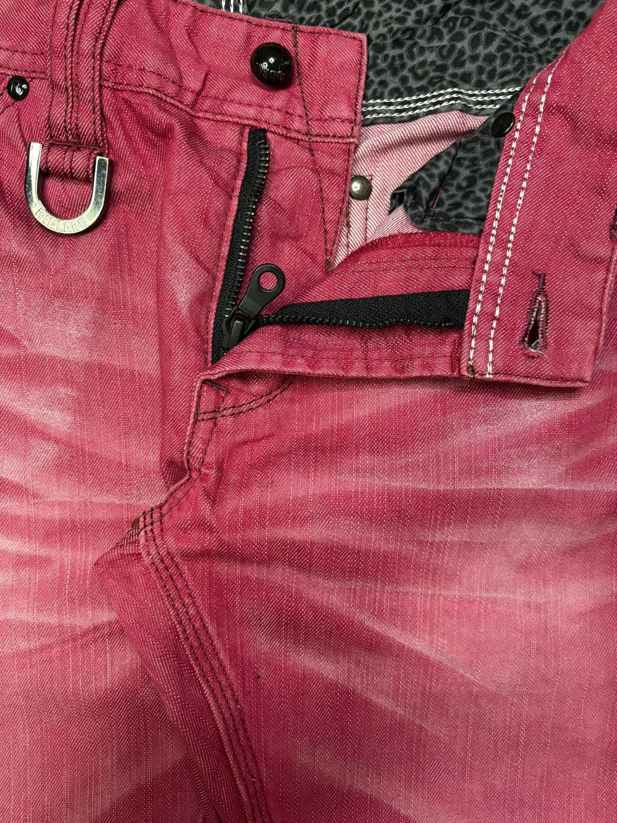 If Six Was Nine × Japanese Brand × Tornado Mart Vintage Rielabo X NCFM Distressed Bootcut Flare Jeans Size US 30 / EU 46 - 9 Thumbnail