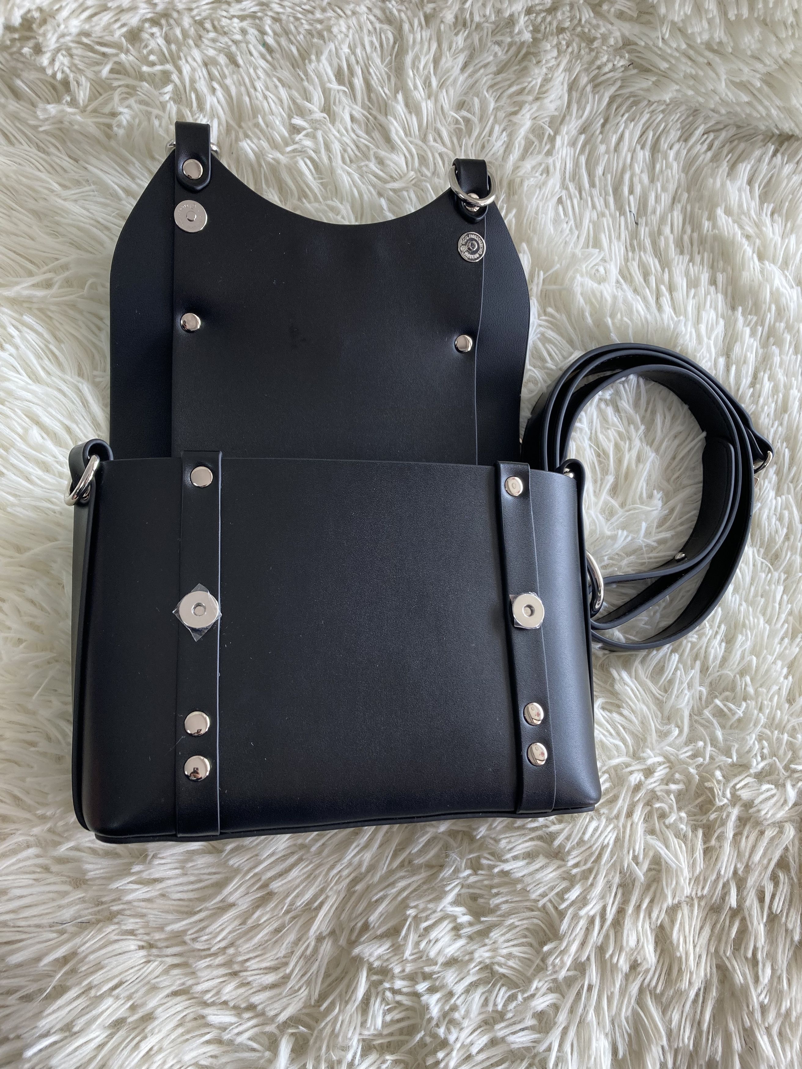 Vivienne Westwood ❤Vivienne Westwood Black Kim Messenger Bag Size ONE SIZE - 9 Thumbnail