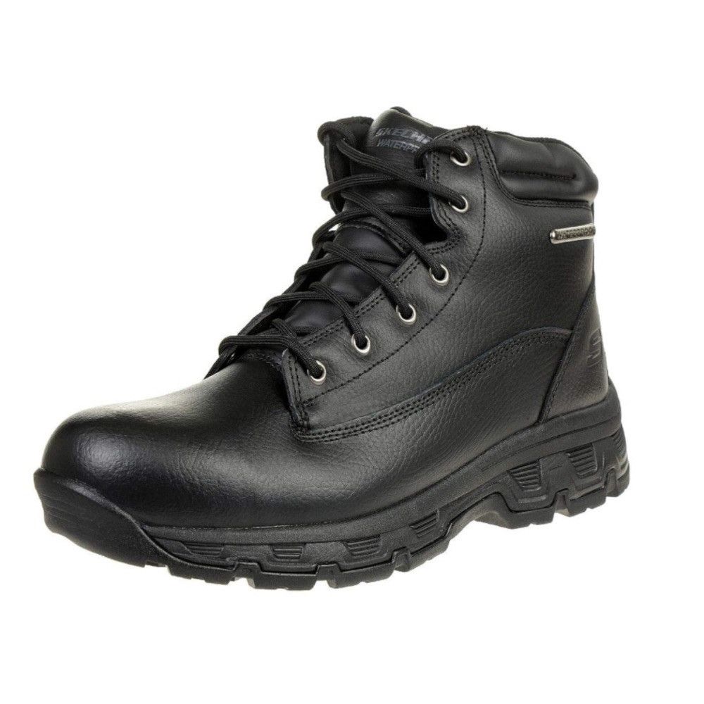 SKECHERS Skechers Men's Leather Boot Shoes sz 9 Waterproof NEW #K434 Size US 9 / EU 42 - 5 Thumbnail