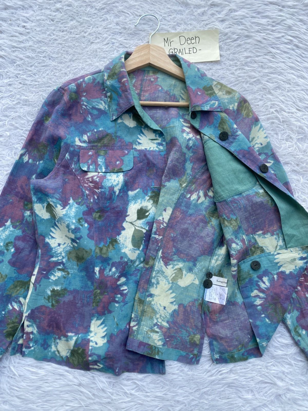 Longchamp Rare Longchamp Tie Dye Shirt Size M / US 6-8 / IT 42-44 - 10 Thumbnail
