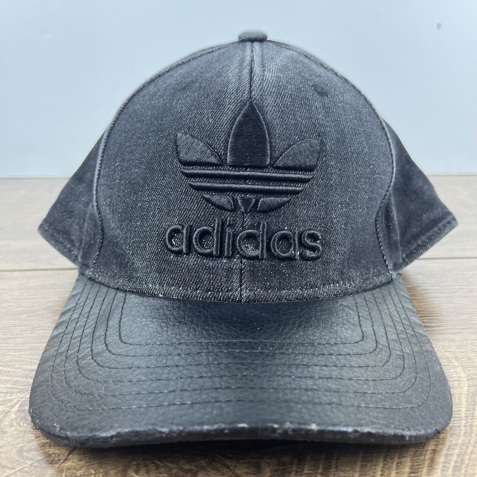 Adidas Adidas Snapback Hat Black Adidas Casual Hat Adjustable Black Size ONE SIZE - 2 Thumbnail