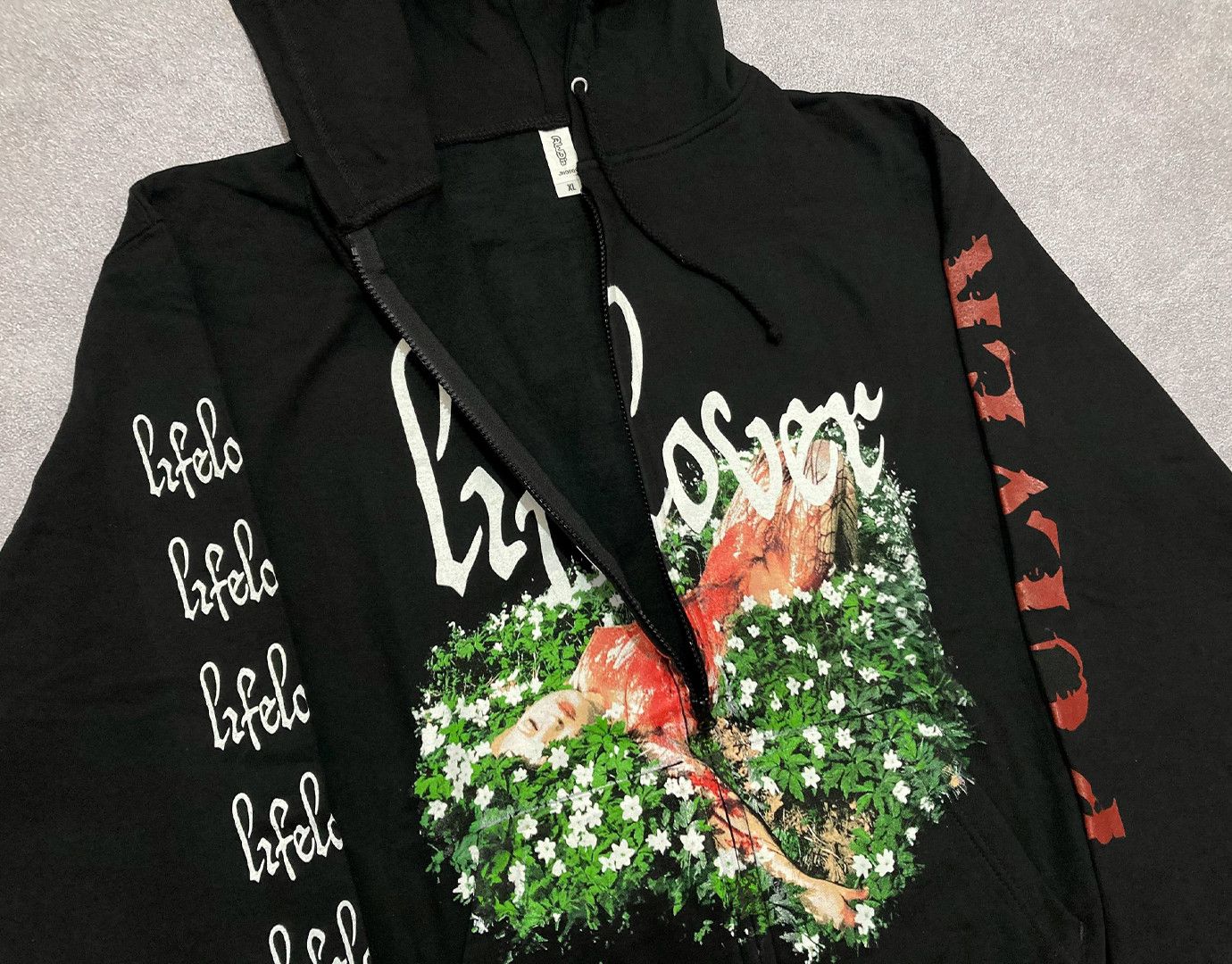 Band Tees Zip-hoodie Lifelover Pulver - black metal Size US XL / EU 56 / 4 - 5 Thumbnail
