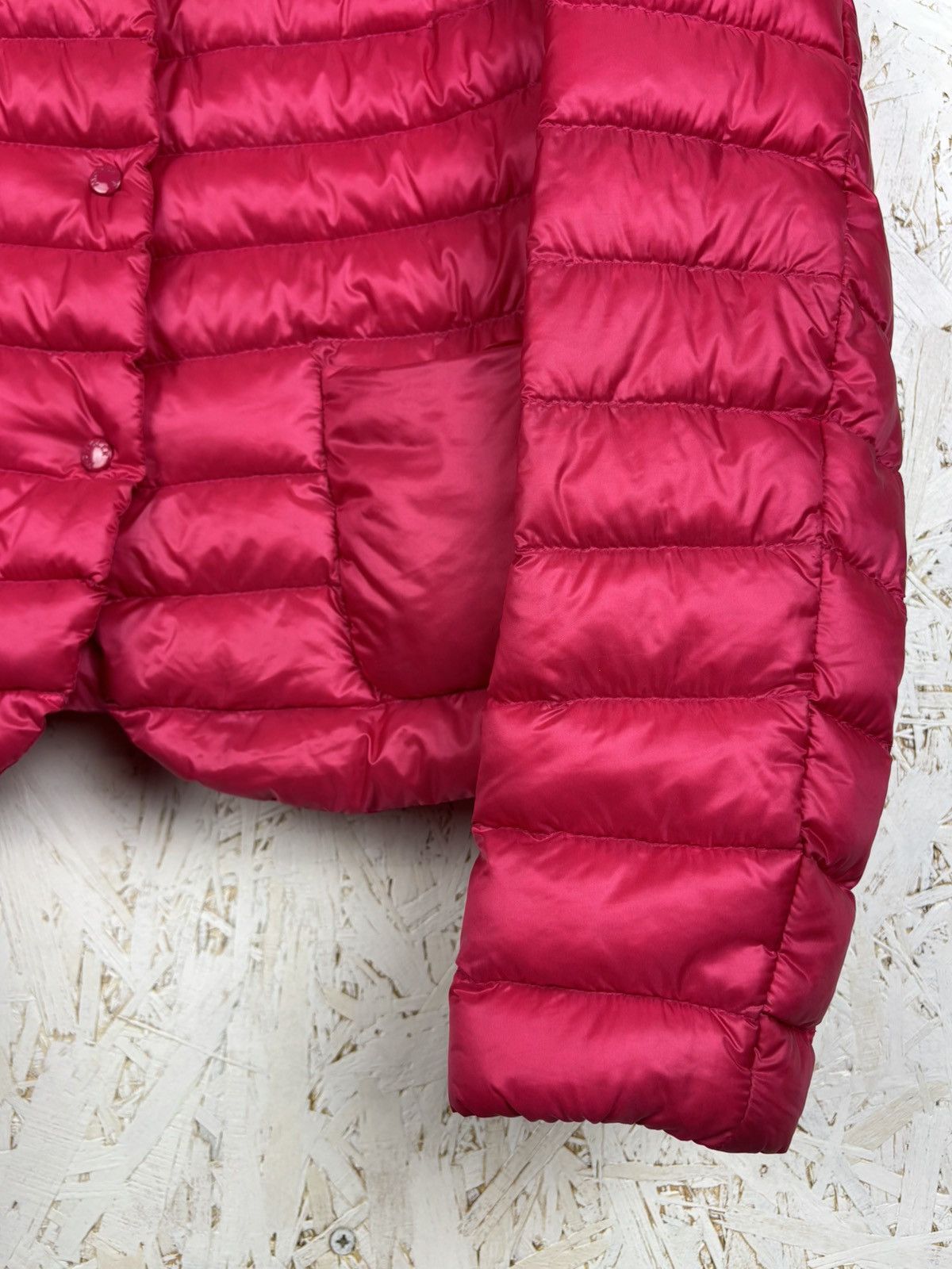 Moncler Moncler Lisette Tailored Puffer Down Jacket In Pink Size M / US 6-8 / IT 42-44 - 4 Thumbnail