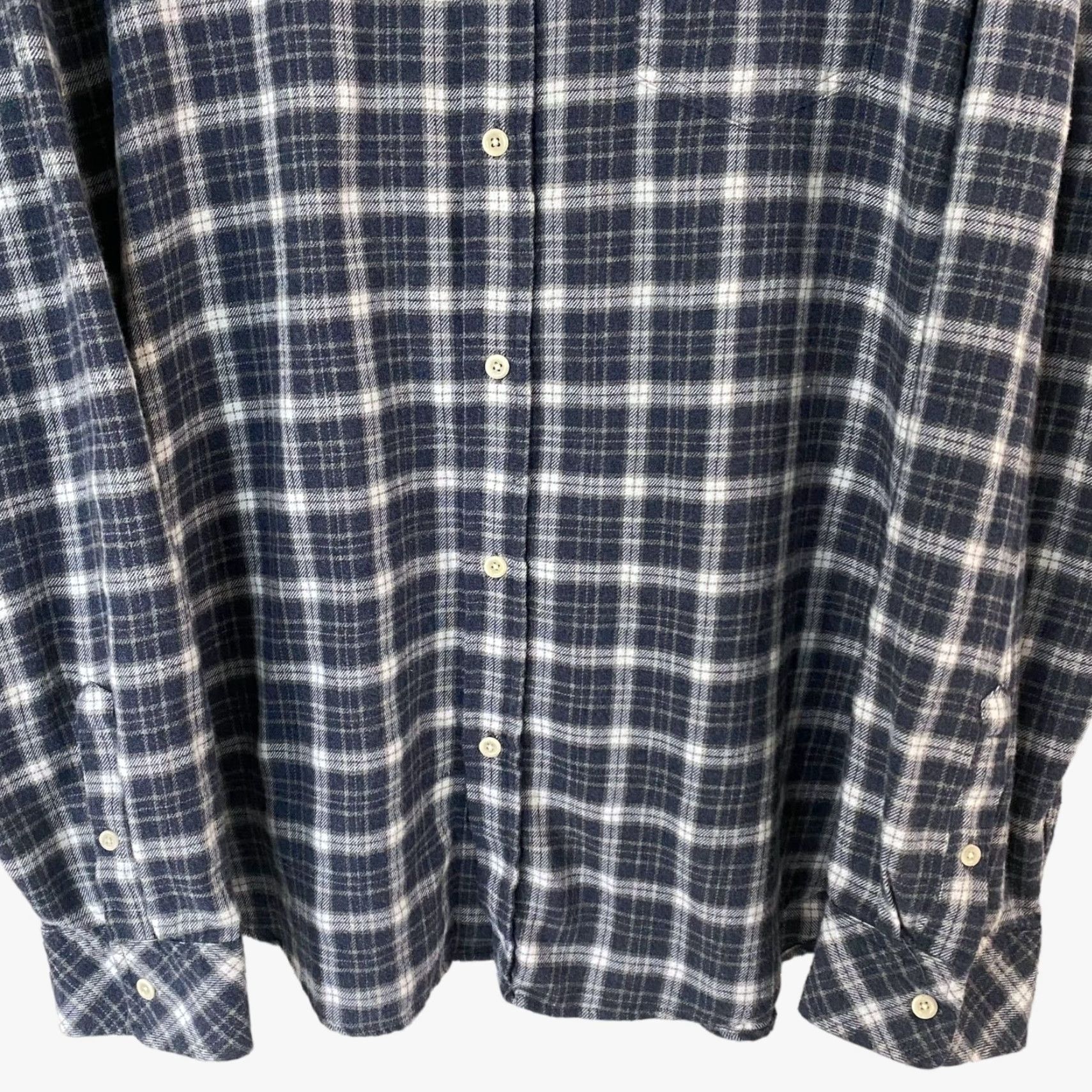 Rails Rails Flannel Plaid Button-Up Shirt Mens XXL Blue White Long Sleeve Single Pocket Size US XXL / EU 58 / 5 - 6 Thumbnail