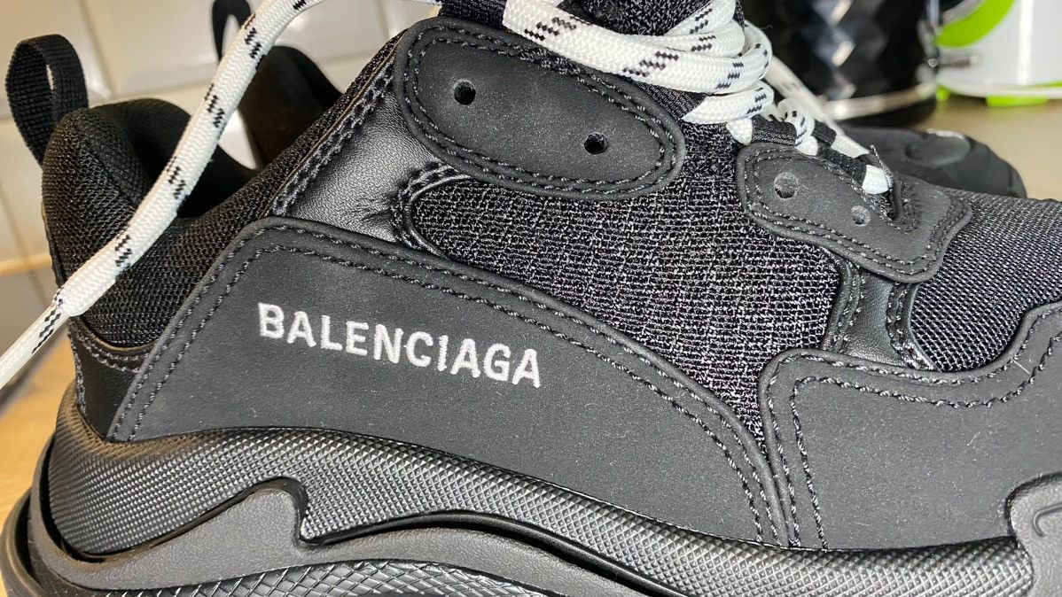 Balenciaga Balenciaga Triple S Black Size US 8 / IT 38 - 7 Thumbnail
