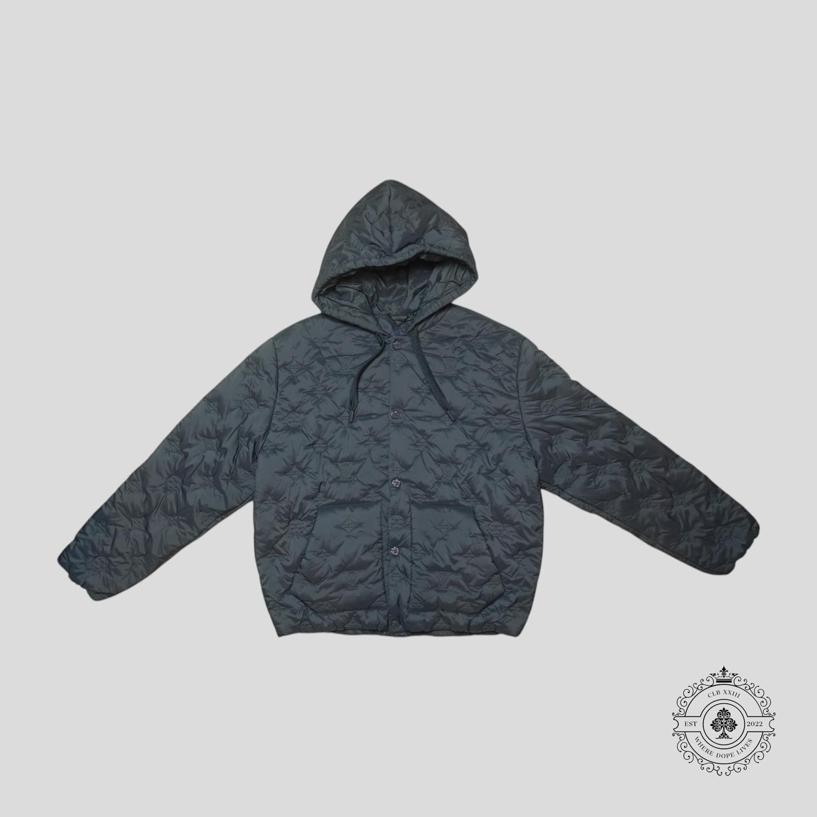 Louis Vuitton Louis Vuitton Monogram Quilted Hooded Blouson in Dark Navy Size US L / EU 52-54 / 3 - 1 Thumbnail