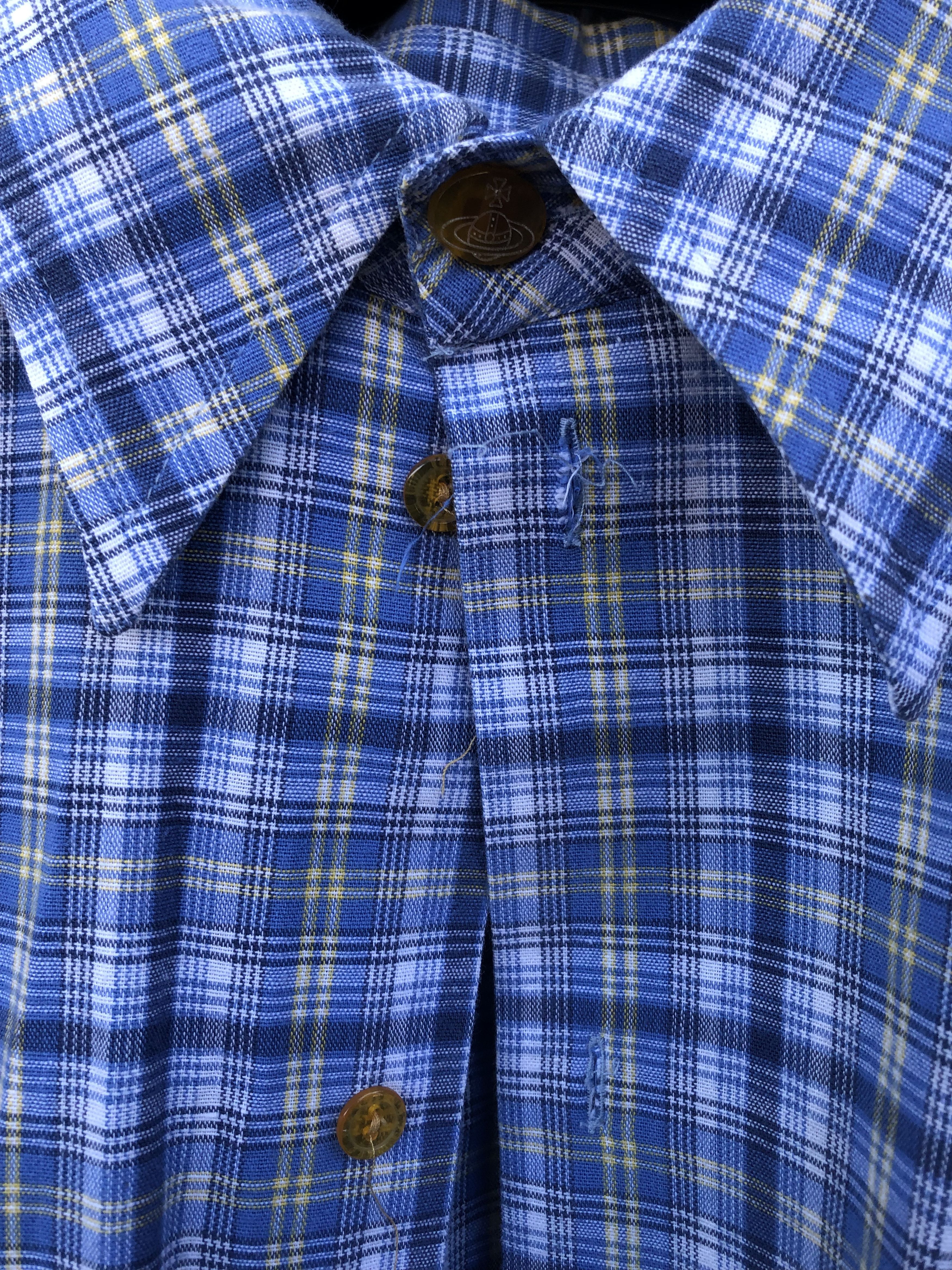 Vivienne Westwood Vivienne Westwood Vintage Gingham Shirt Size US XS / EU 42 / 0 - 3 Thumbnail