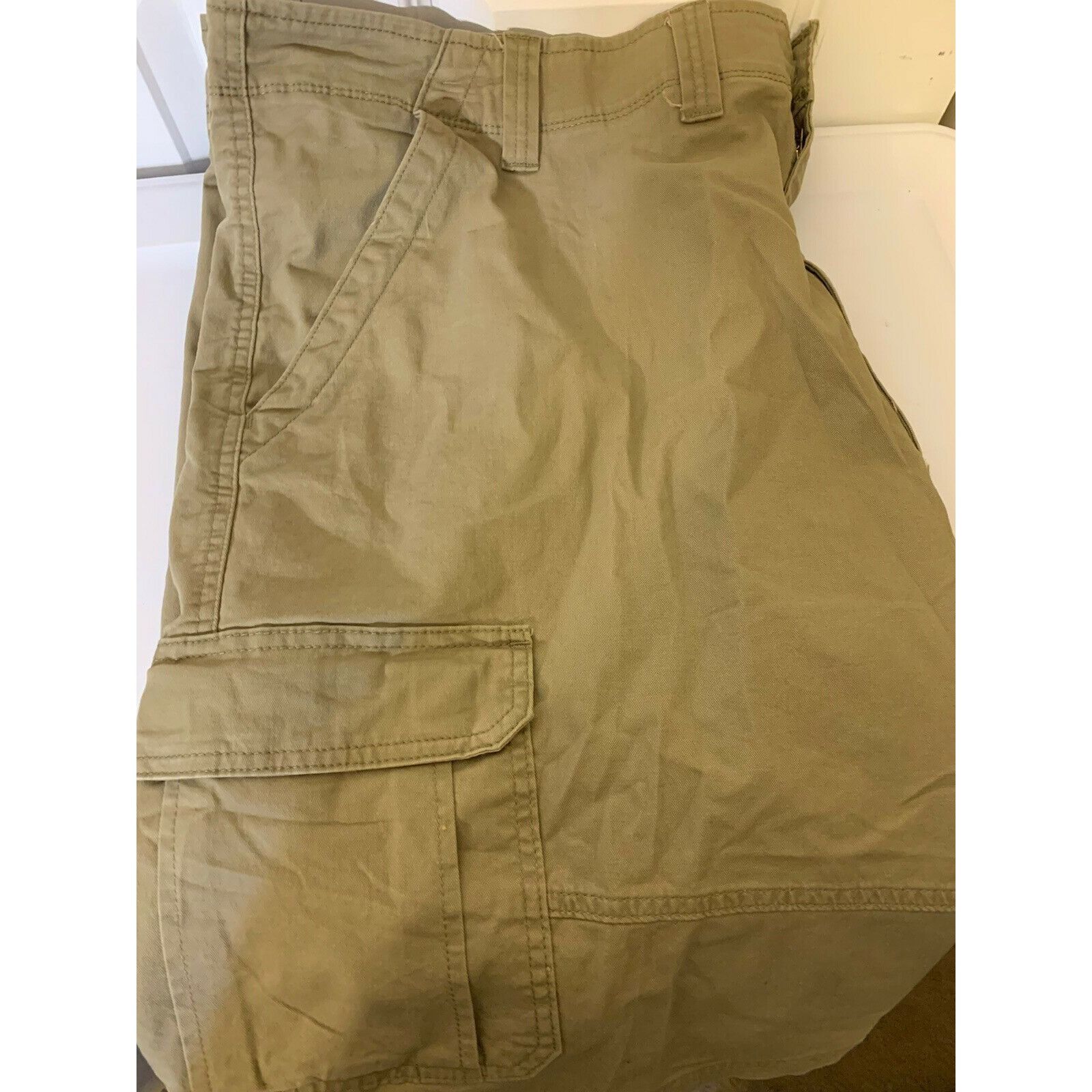 Wrangler New Wrangler FLEX Cargo Short Men’s Sz 46 Khaki Relaxed Tech Size US 44 / EU 60 - 5 Thumbnail