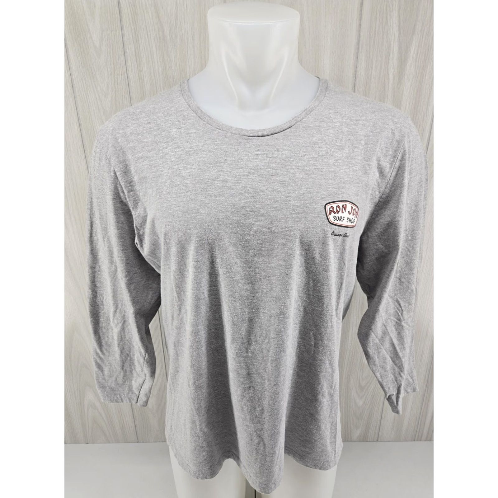 Ron Jon Surf Shop Ron Jon Surf Shop Shirt Women XL Extra Large Long Sleeve Gray Orange Beach Shirt Womens XL Long Sleeve Beach Shirt Size XL / US 12-14 / IT 48-50 - 3 Thumbnail