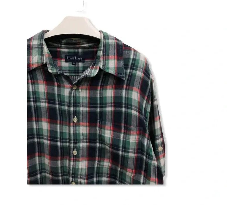 Vintage Vintage Kerry Kenny Plaid Tartan Flannel Shirt 👕 Size US L / EU 52-54 / 3 - 2 Thumbnail