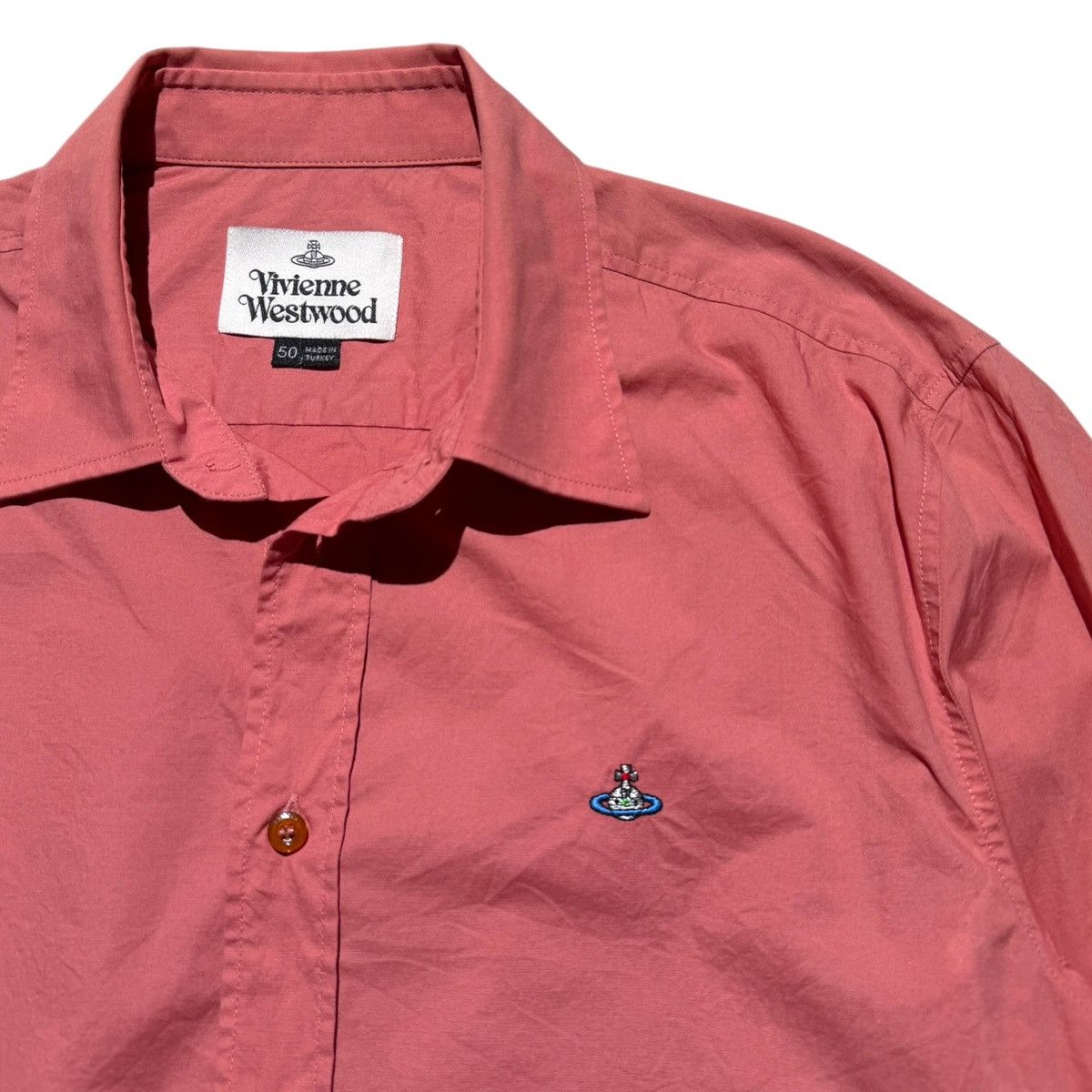 Vivienne Westwood Orb logo button down Size US M / EU 48-50 / 2 - 2 Thumbnail