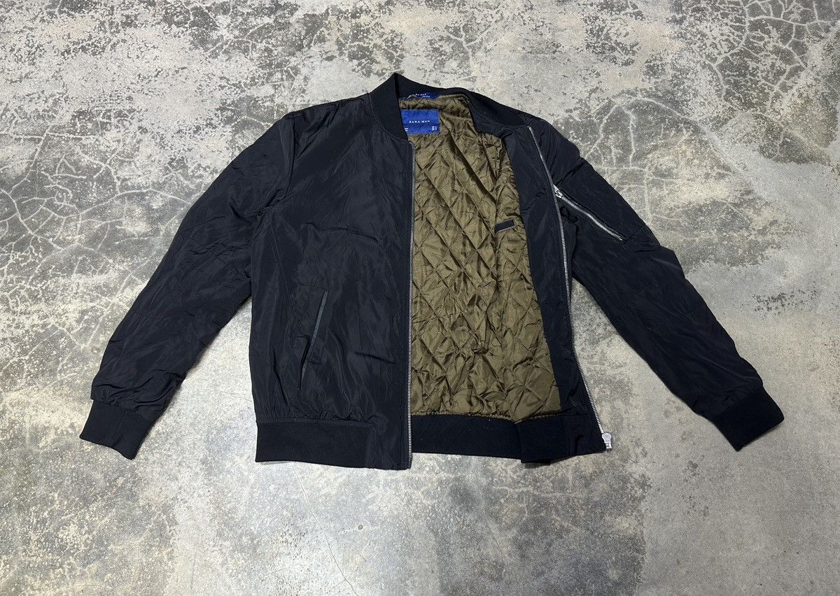 Zara 🔥🖤 Zara Man Bomber Jacket 🖤🔥 Size US M / EU 48-50 / 2 - 12 Thumbnail