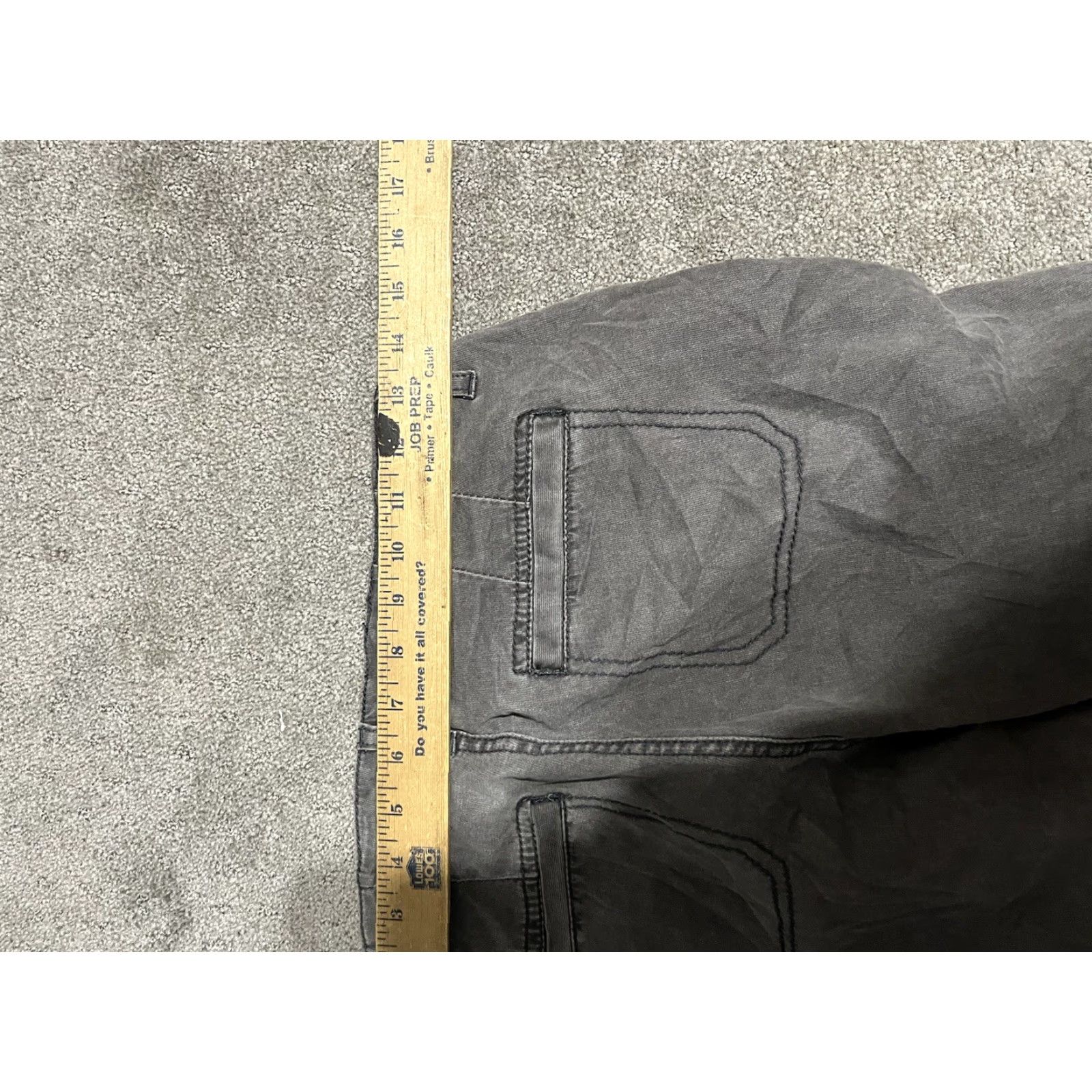 Vintage Daughters Of The Liberation Women’s Gray Cargo Pants Size 26x31 Actual Size 26" / US 2 / IT 38 - 6 Thumbnail