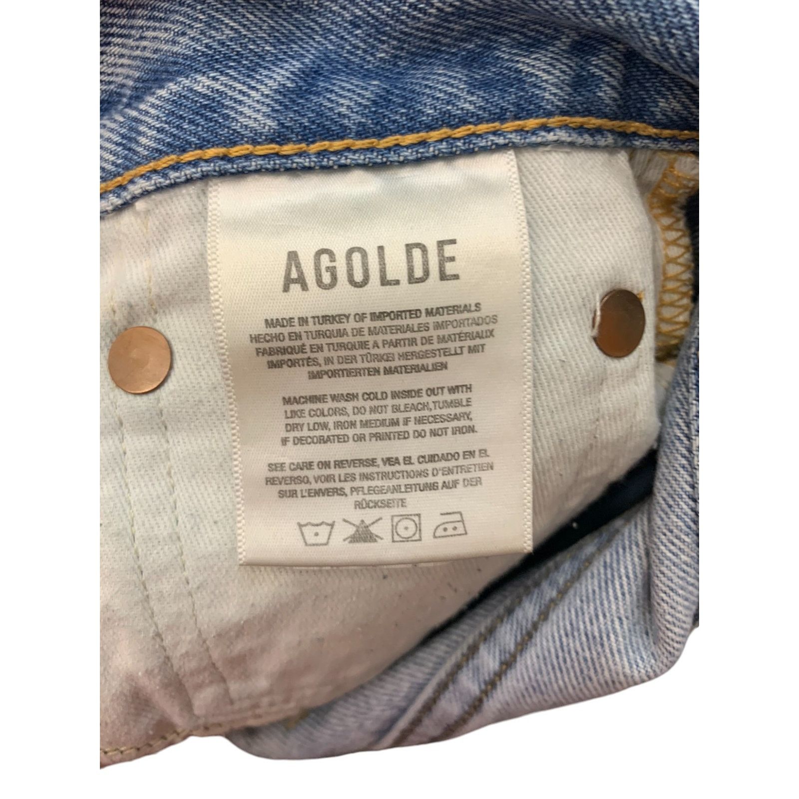 Agolde AGOLDE Parker Vintage Cut Off Short Swapmeet SZ 23 Size 26" / US 2 / IT 38 - 4 Thumbnail