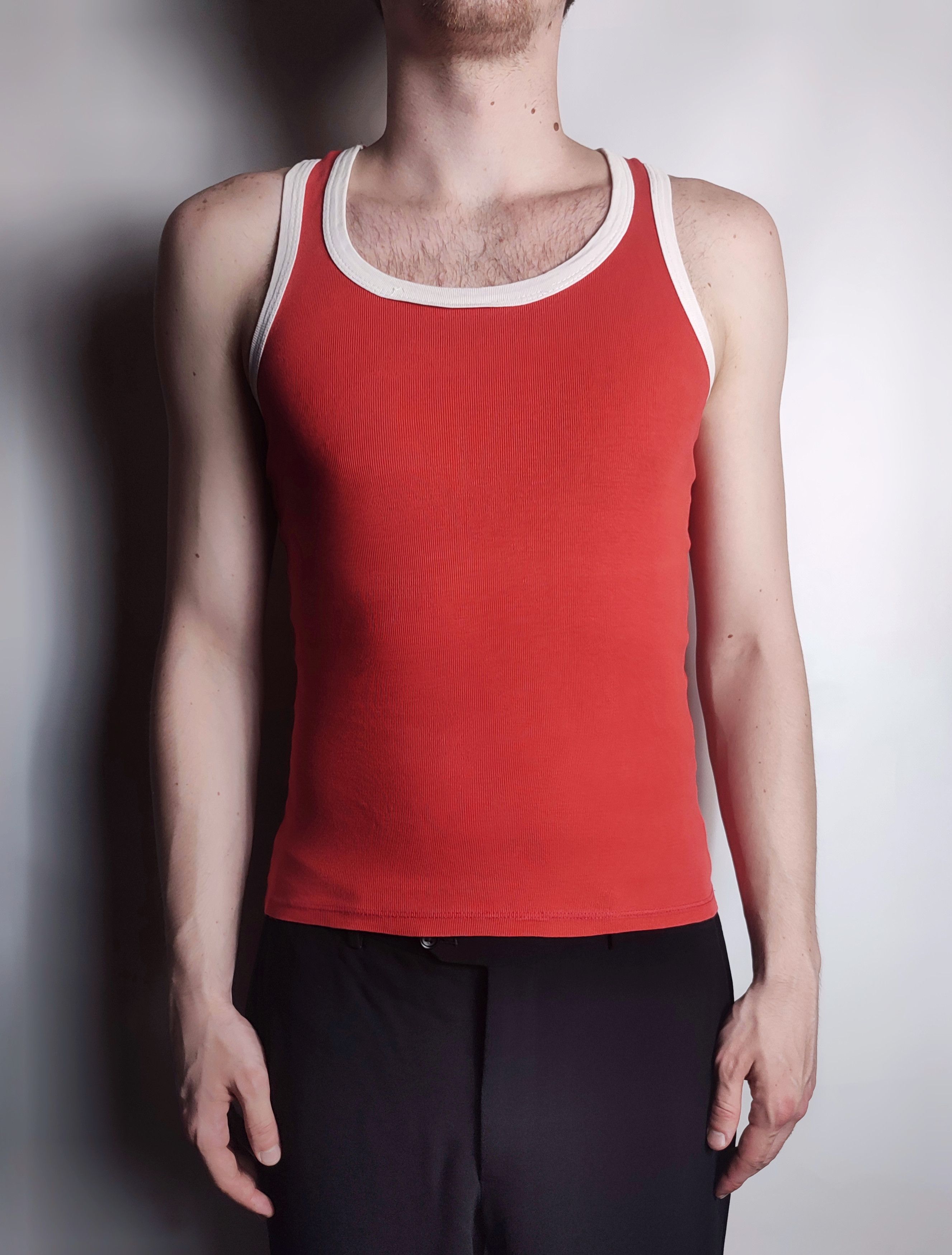 トップス vintage 80s emporio armani tank top Emporio Armani × Vintage Emporio Armani Retro Tank Top | Grailed