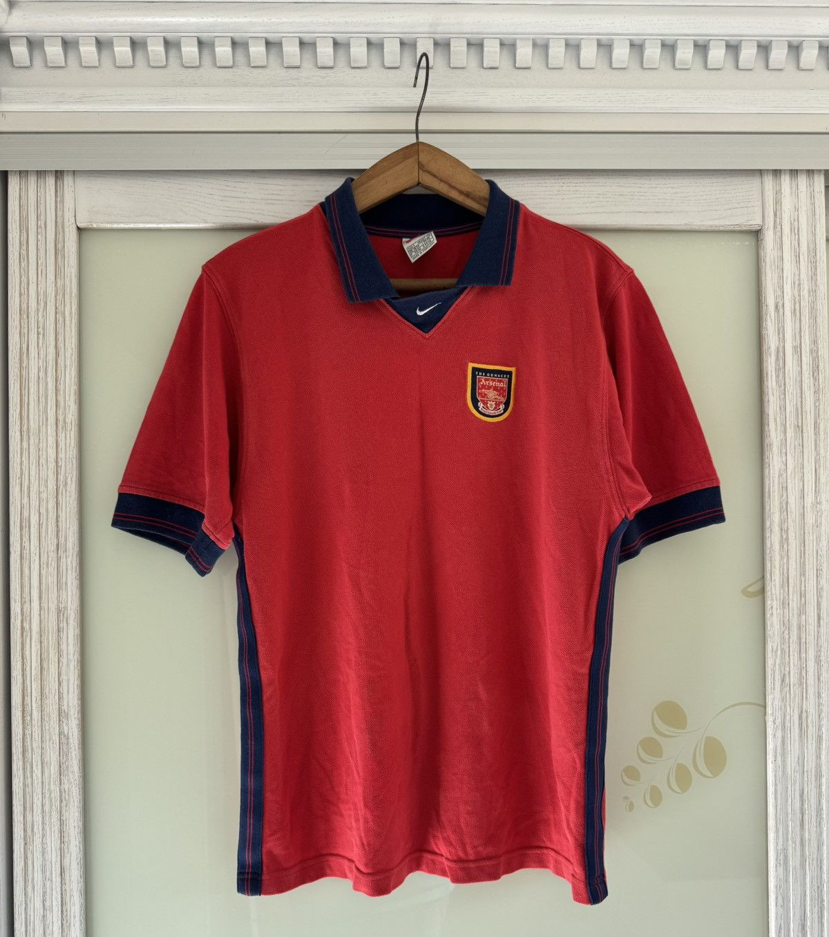 Nike Vintage Arsenal 1998-1999 Soccer Polo T-shirt Football Shirt Size US S / EU 44-46 / 1 - 1 Thumbnail