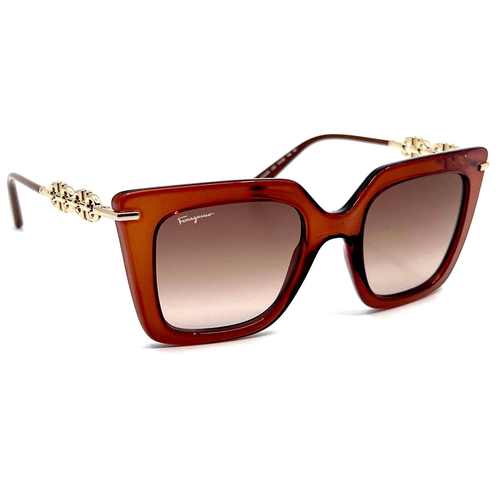 Salvatore Ferragamo New! SALVATORE FERRAGAMO Sunglasses SF1041S 232 Authentic Size ONE SIZE - 1 Thumbnail