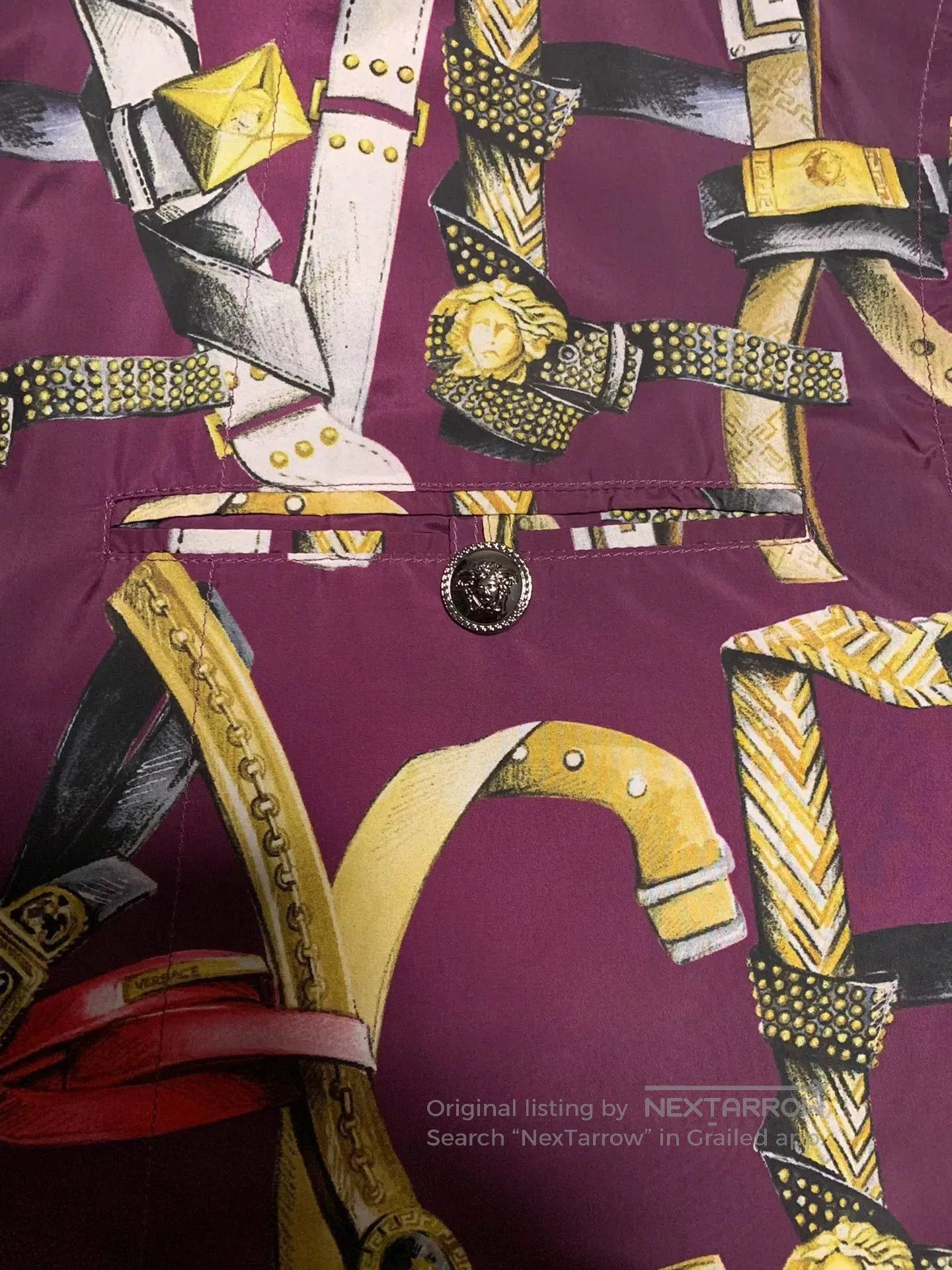 Japanese Brand Versace Men's Lightweight Jacket. Size US L / EU 52-54 / 3 - 4 Thumbnail