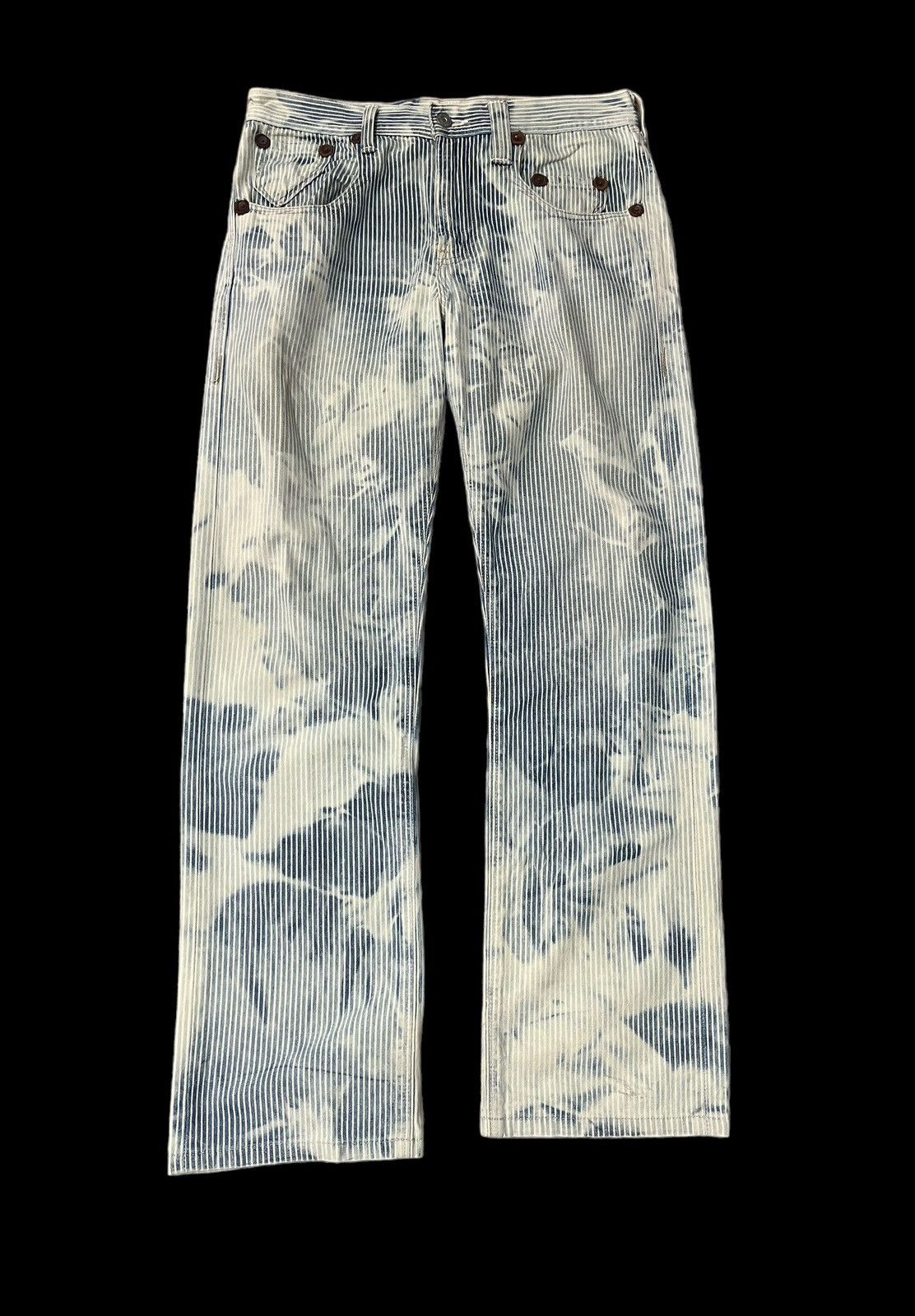 Vintage Levis Hickory Stripes Bleach in size 32 x 29